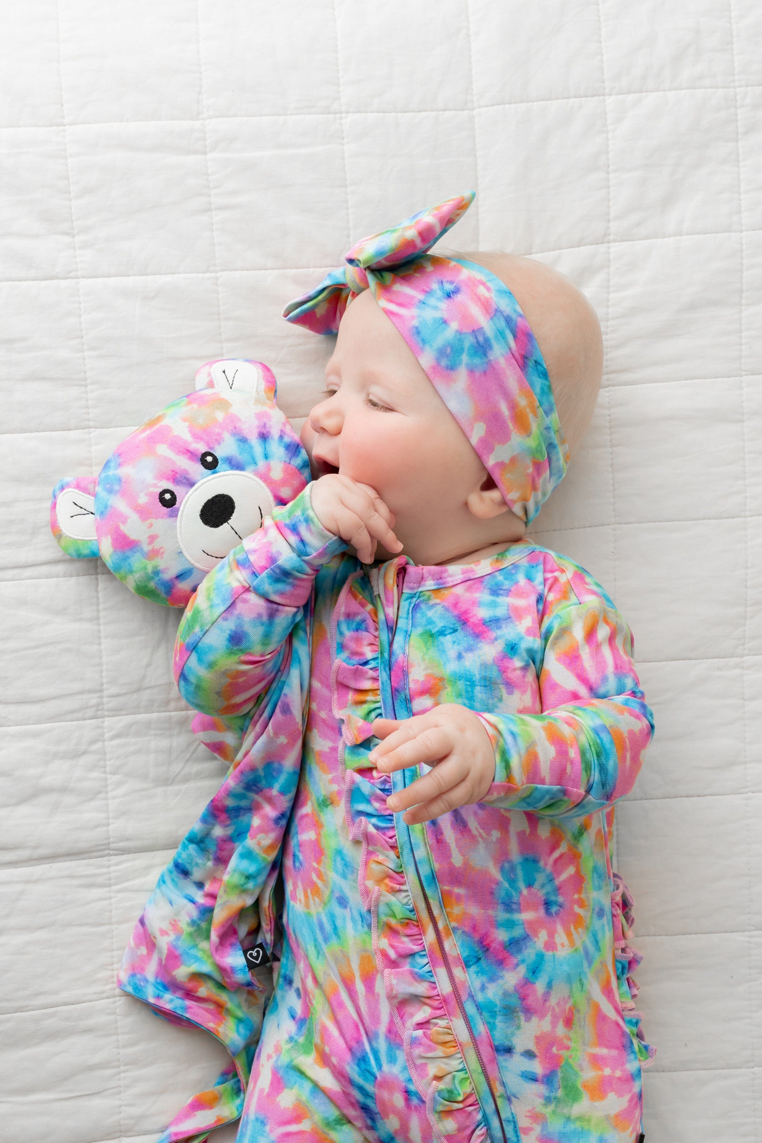 rainbow tie dye bamboo clothing