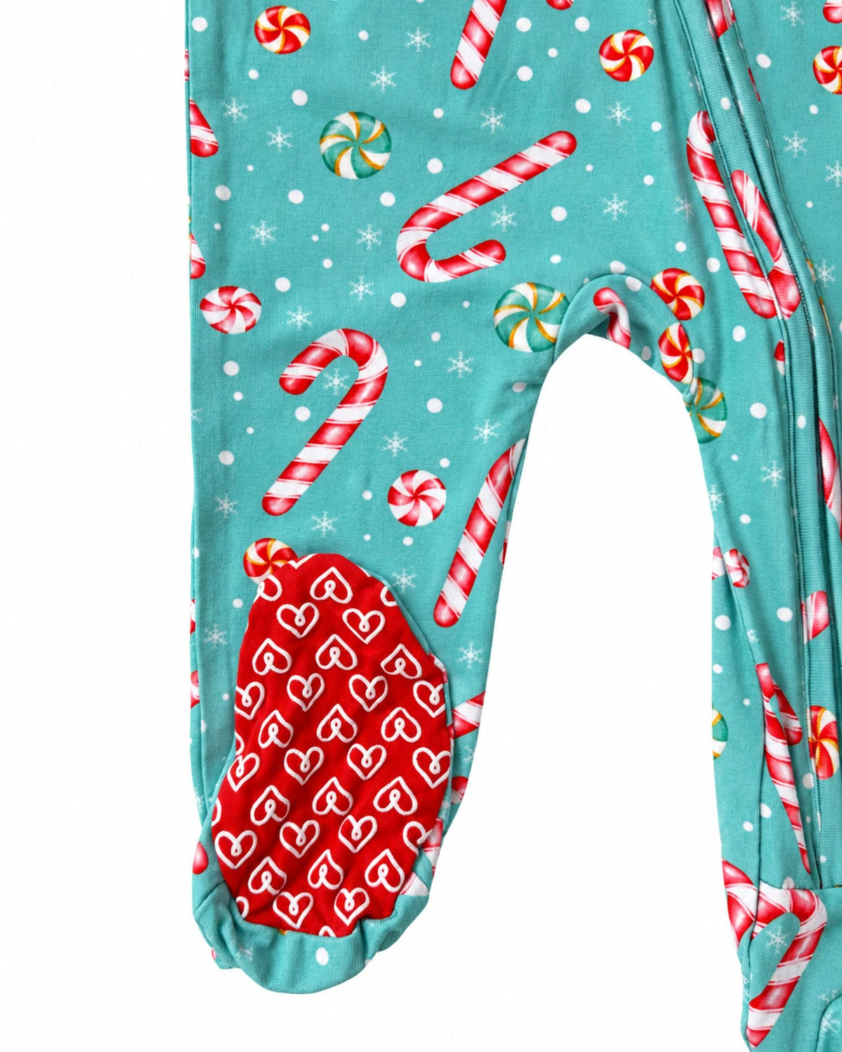 Candy Zippered Footie