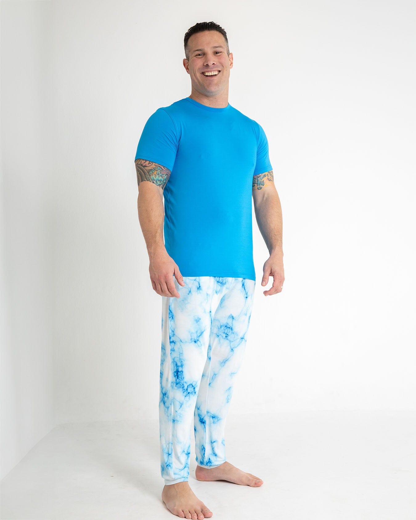 Blue Marble Bamboo Men's Loungewear