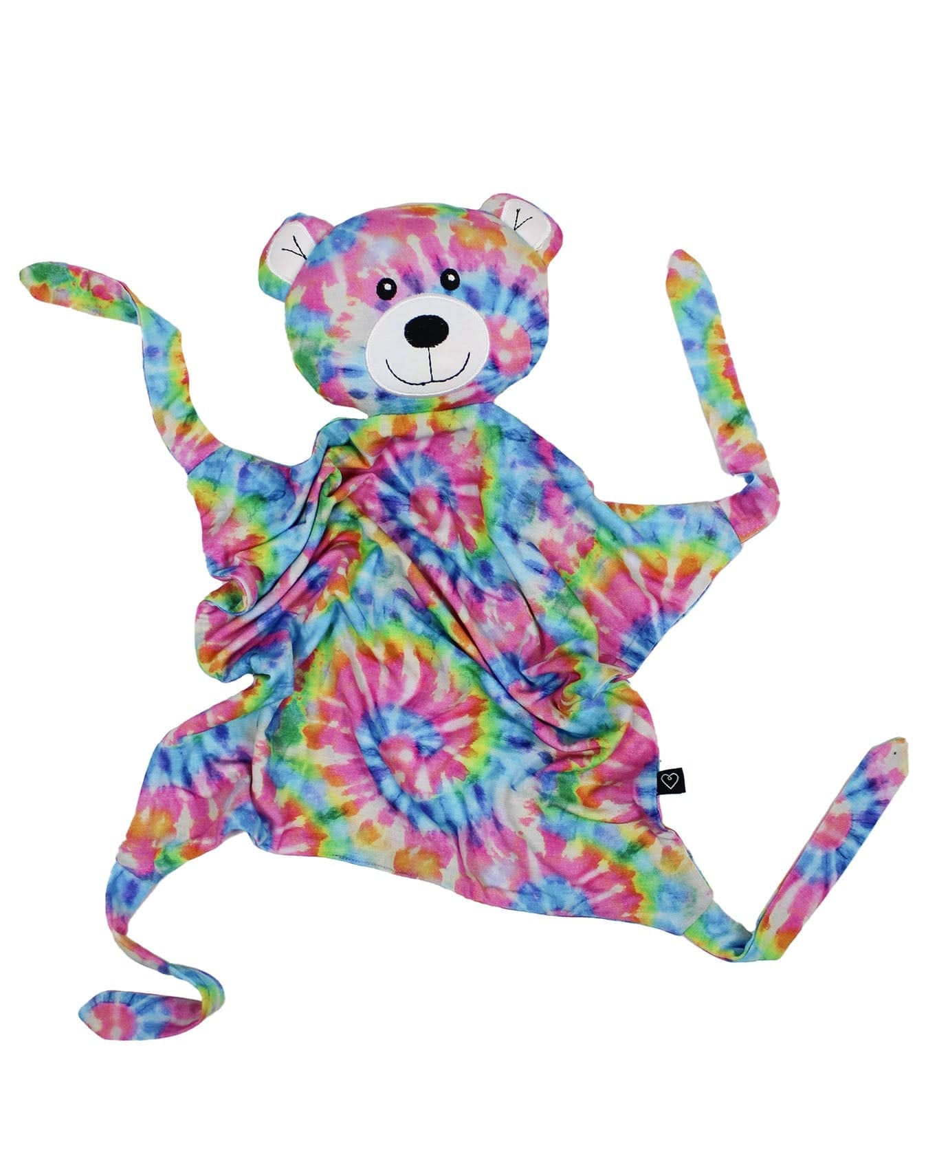 Rainbow Tie Dye Bear Plush Lovey
