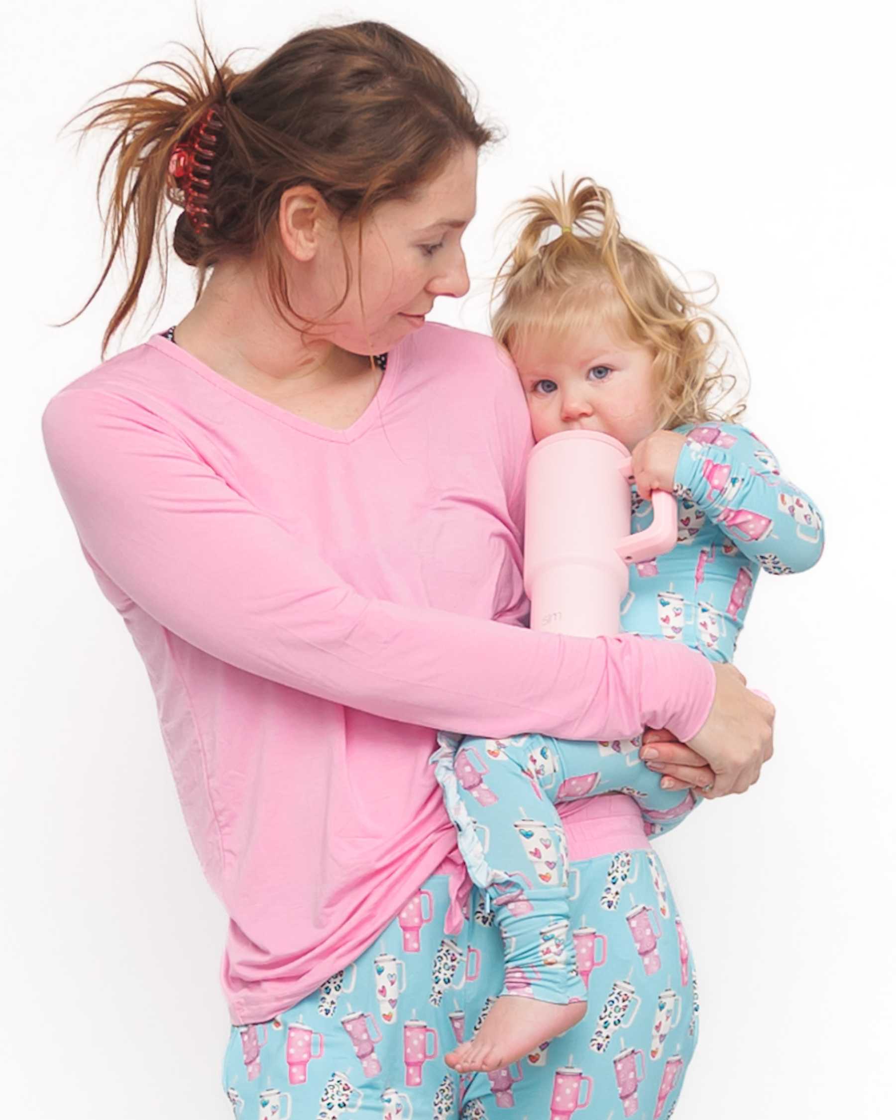 Pink Mama Lounge Long Sleeve Top