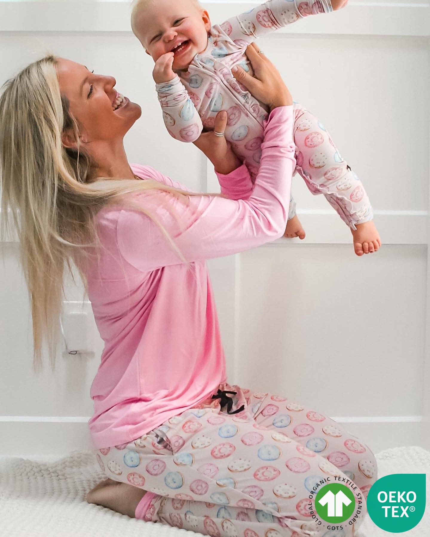 Donuts Mama Lounge Bottom-Bambooclothing- Lev Baby ™