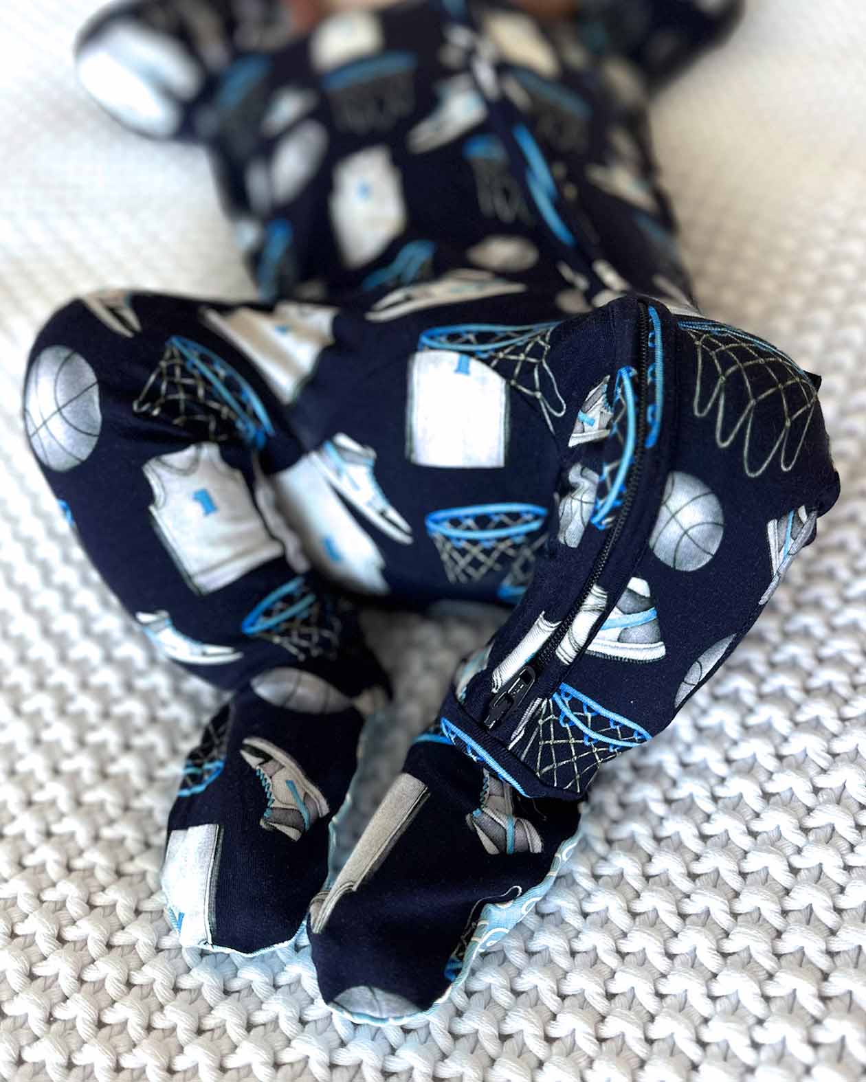 Duncan Zippered Footie