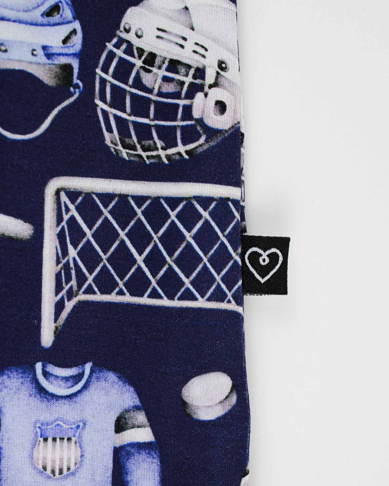Hockey Zippered Footie