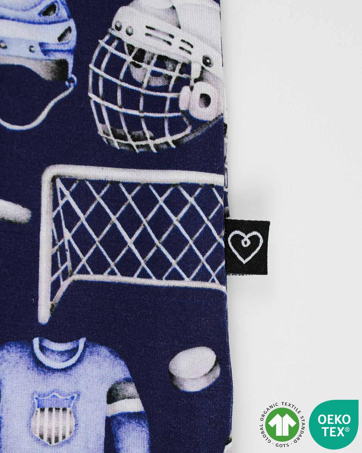Hockey Zippered Footie