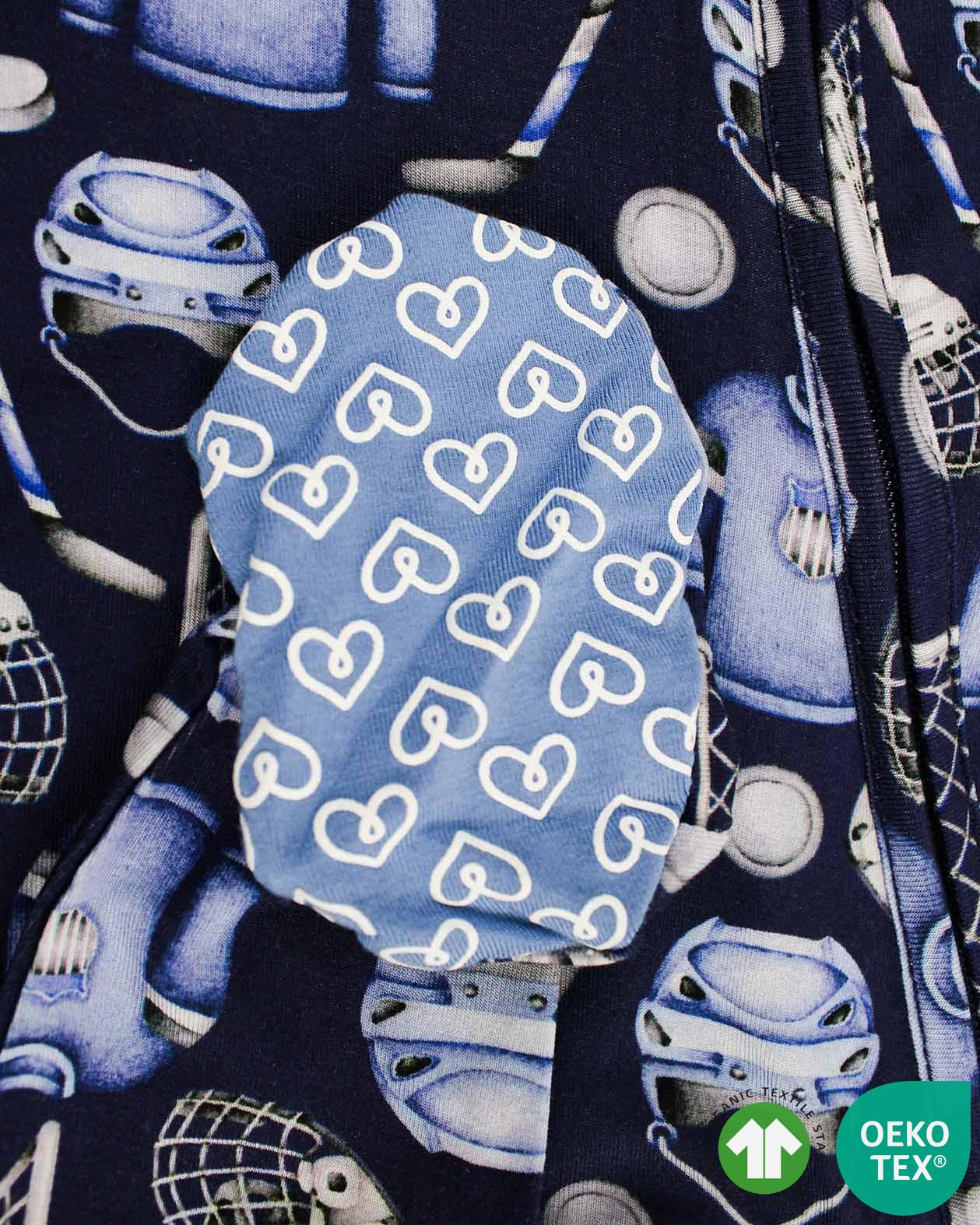 Hockey Zippered Footie