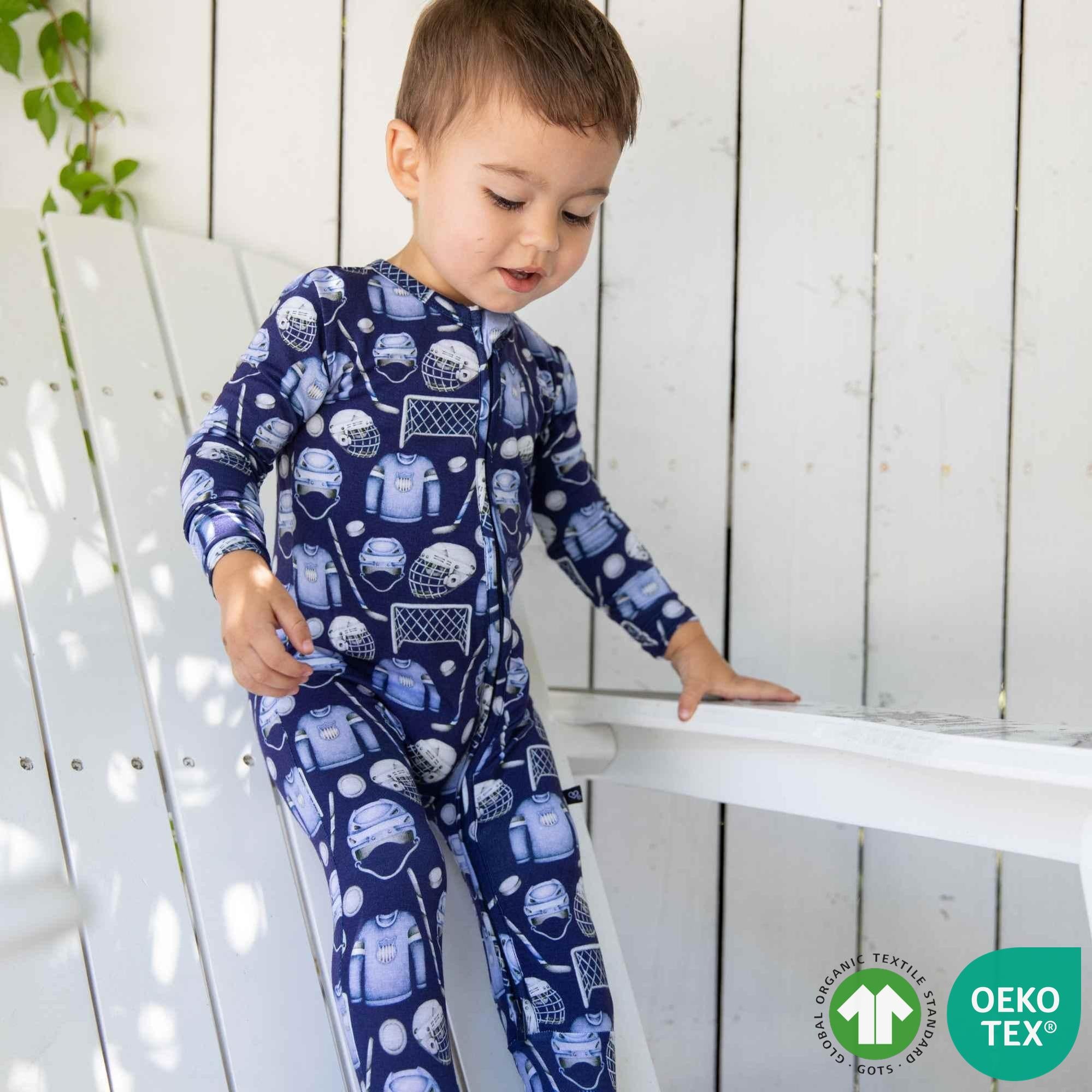 Hockey Zippered Footie