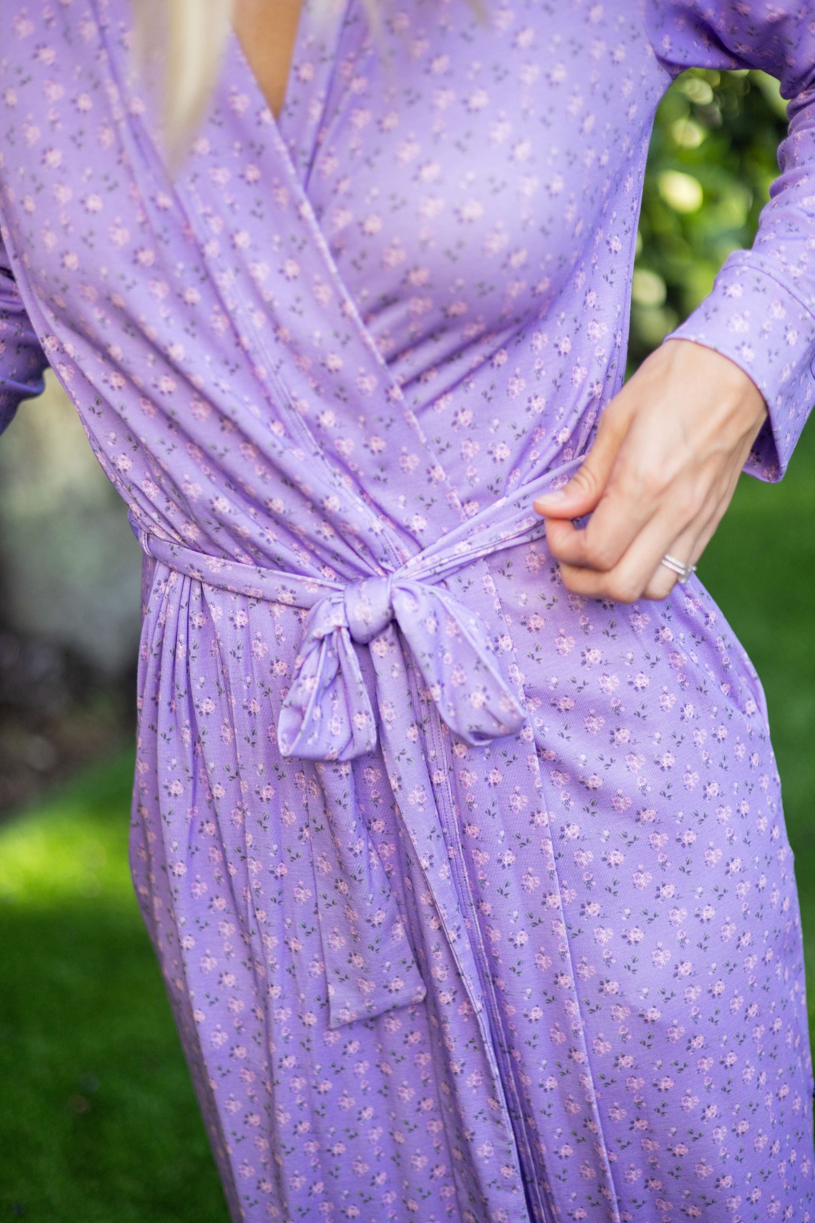 Lila Mama Robe