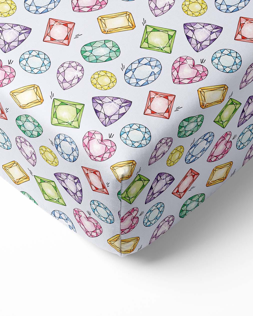Rainbow Gems Crib Sheet
