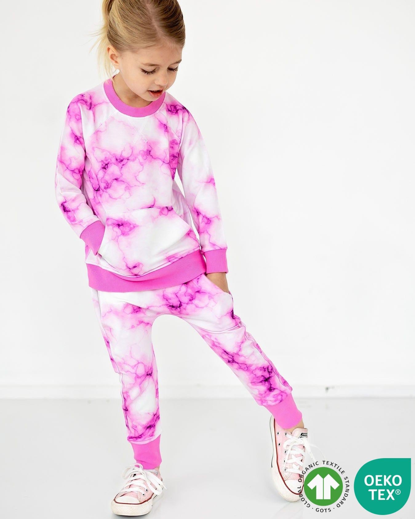 Pink Marble Jogger