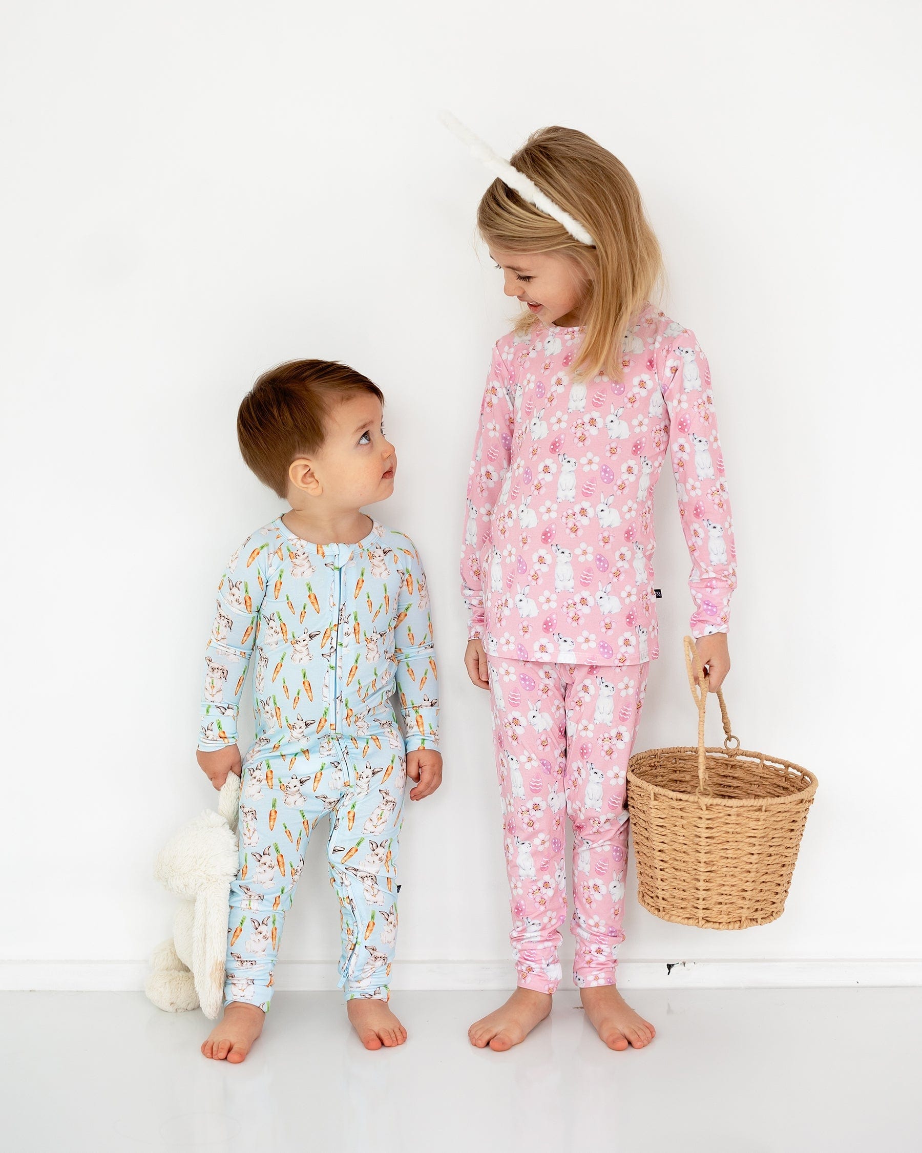 Pink Bunnies Pajama Set