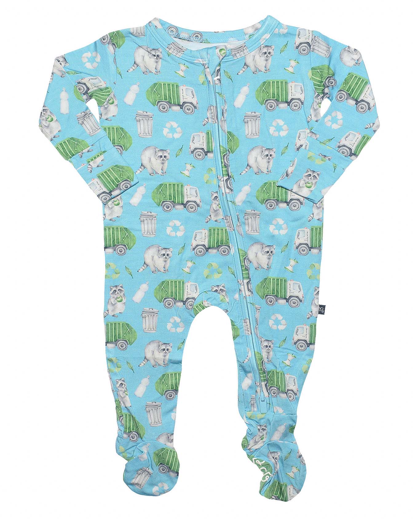 Lev Baby Zippered Footie in Tony Collection