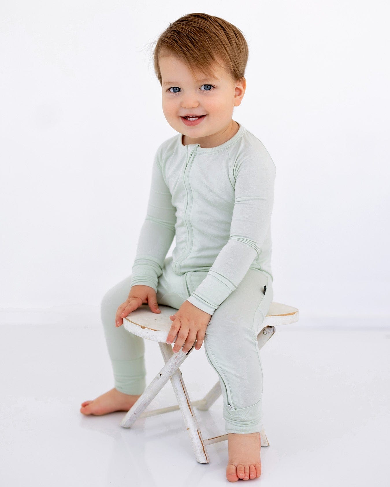 Sage Solid Green 'Poppy': The Convertible Romper