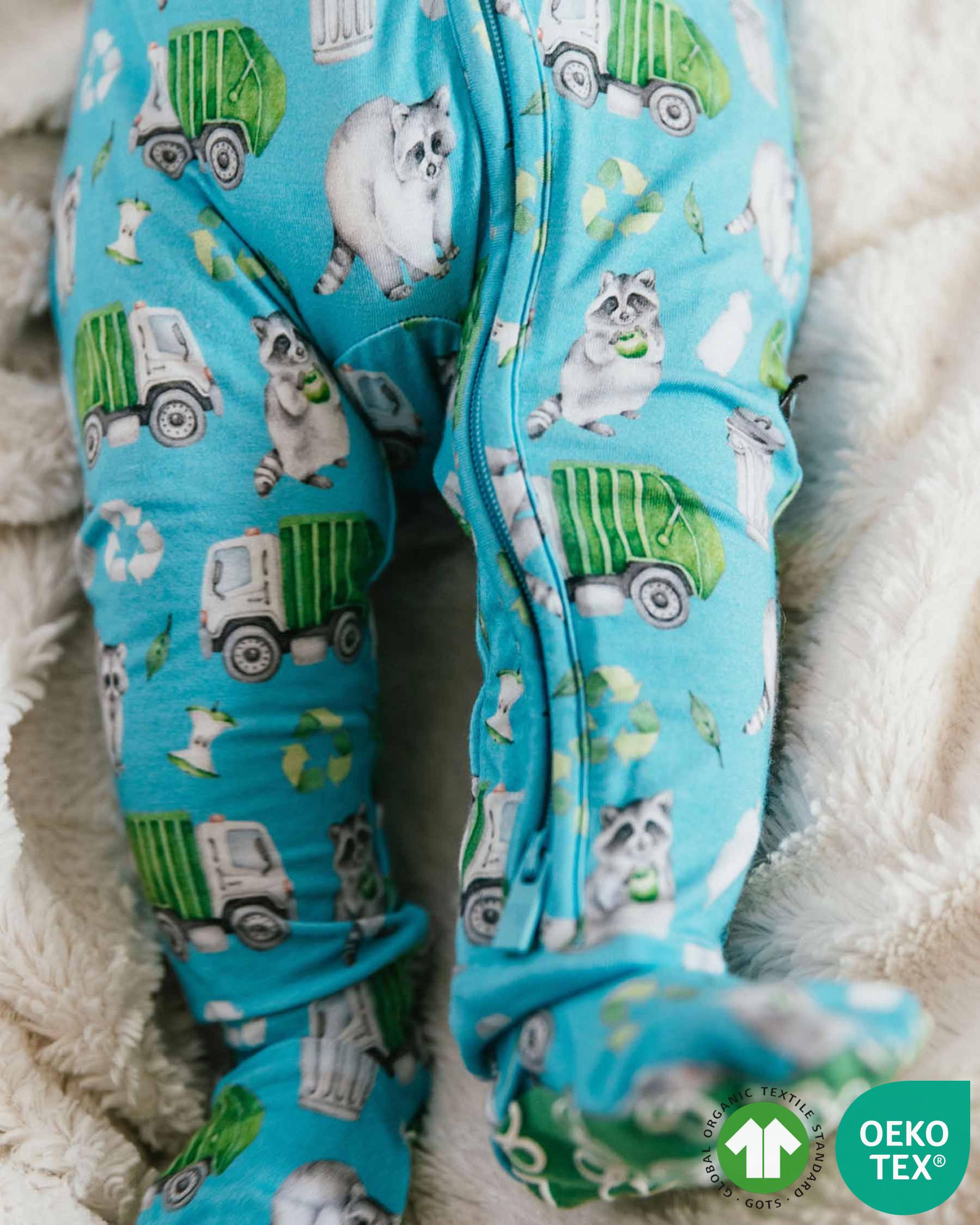 Recycle Zippered Footie