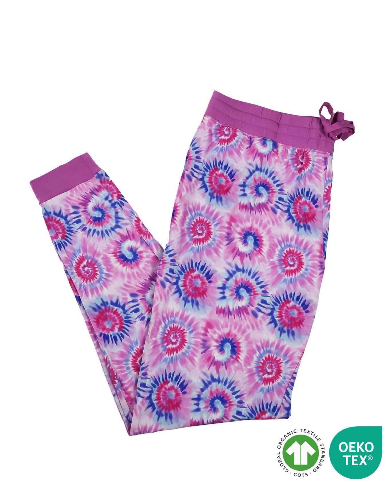 Pink Tie Dye Mama Lounge Bottom