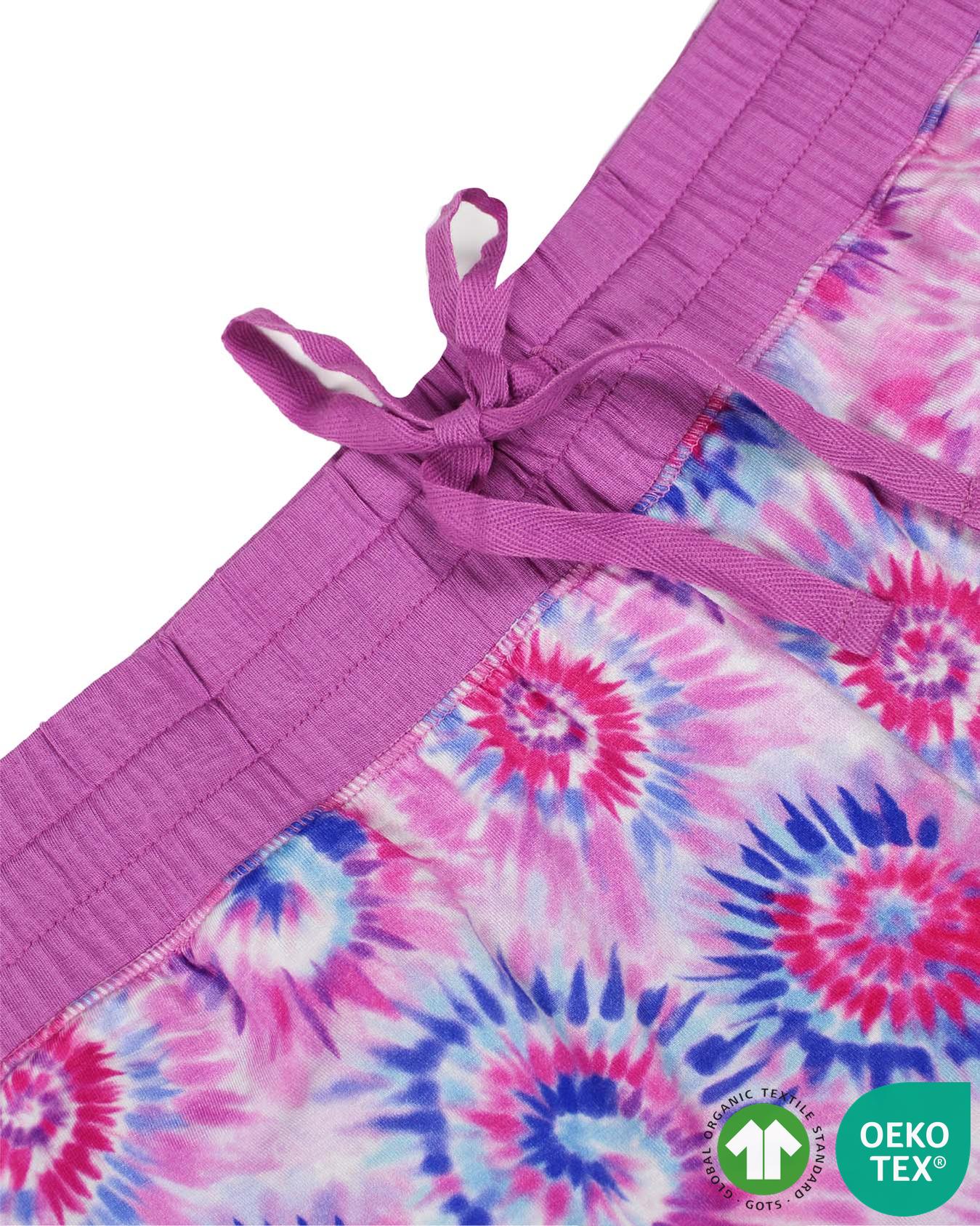 Pink Tie Dye Mama Lounge Bottom