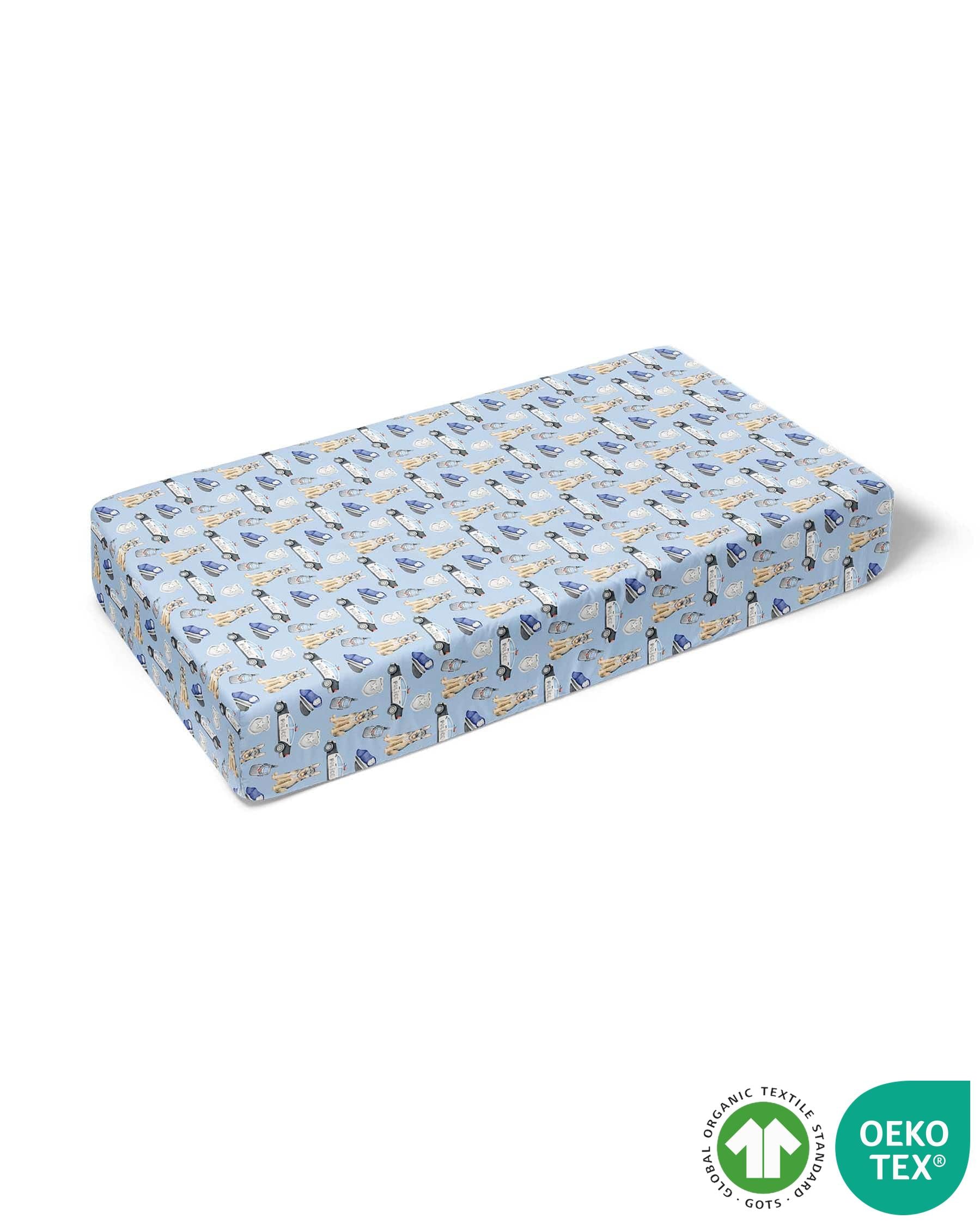 Police Officer Bamboo Crib sheet