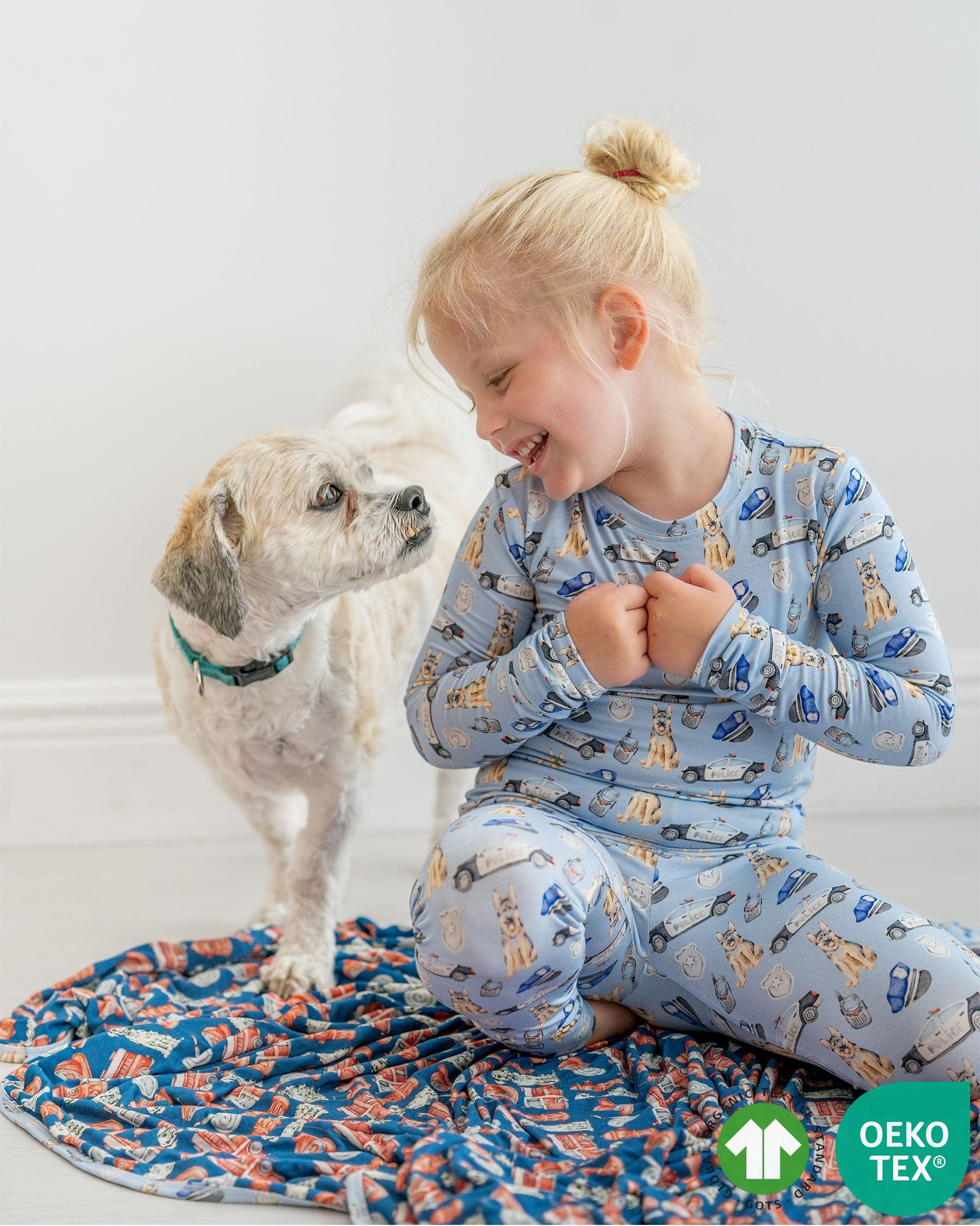 Lev Baby Pajama Set in Police Collection