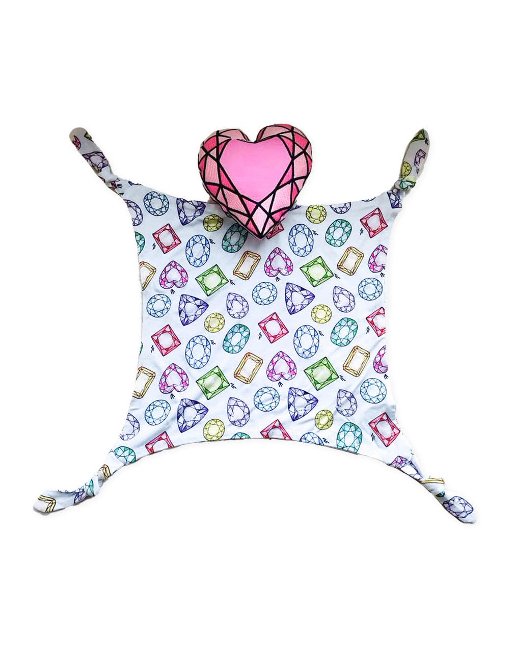 Sustainable Bamboo Rainbow Gems Plush Lovey