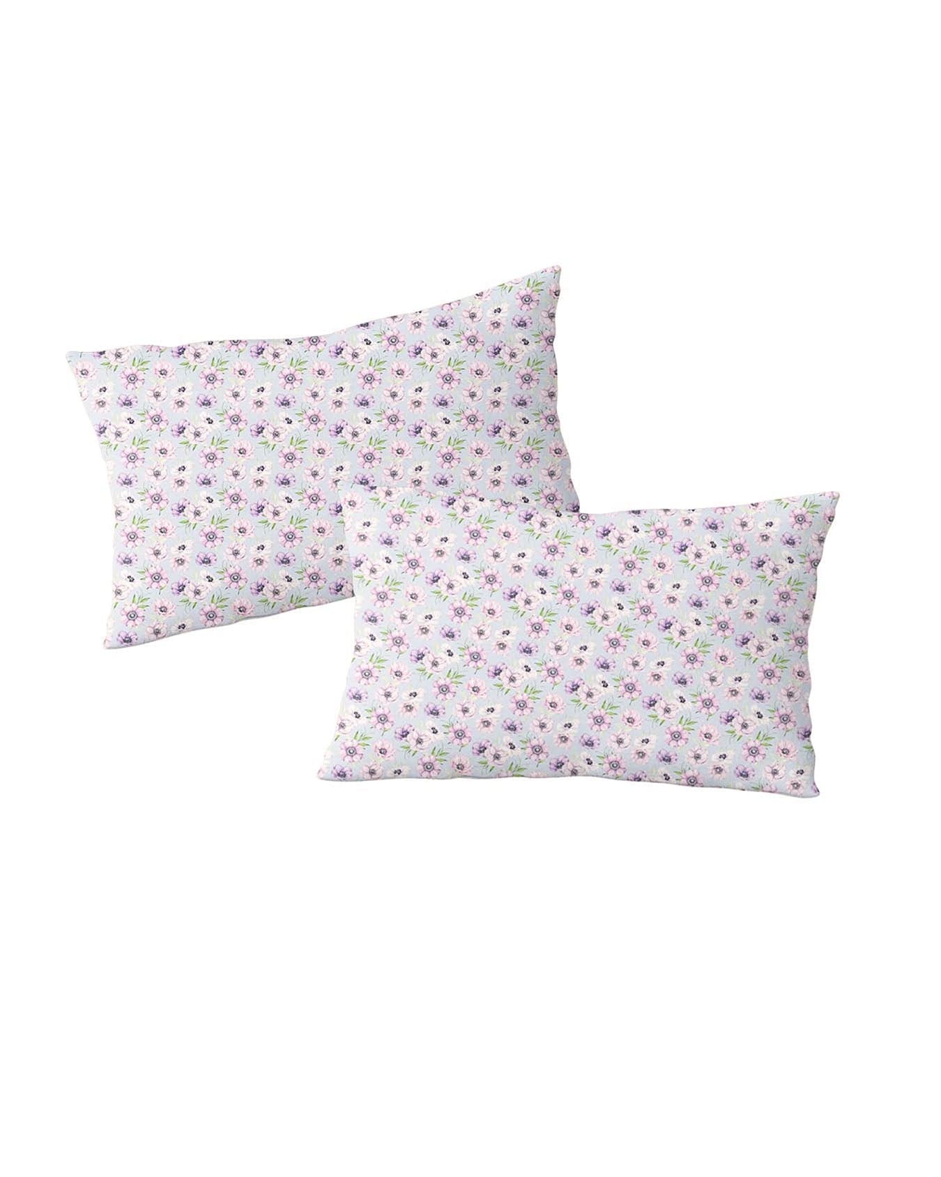 Floral Bamboo Pillowcases: Set of 2