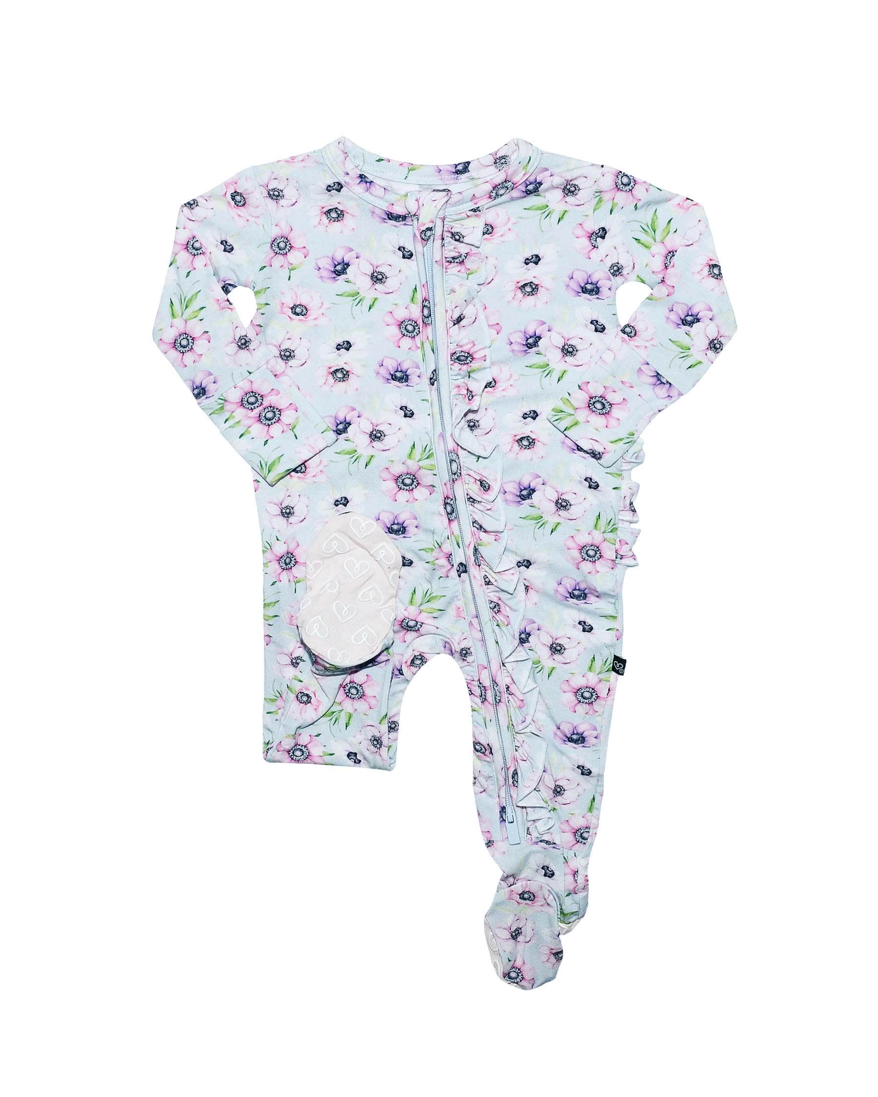Lev Baby Ruffled Zippered Footie from Sienna collection