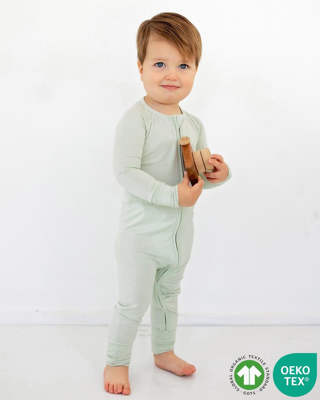 Sage Solid Green 'Poppy': The Convertible Romper