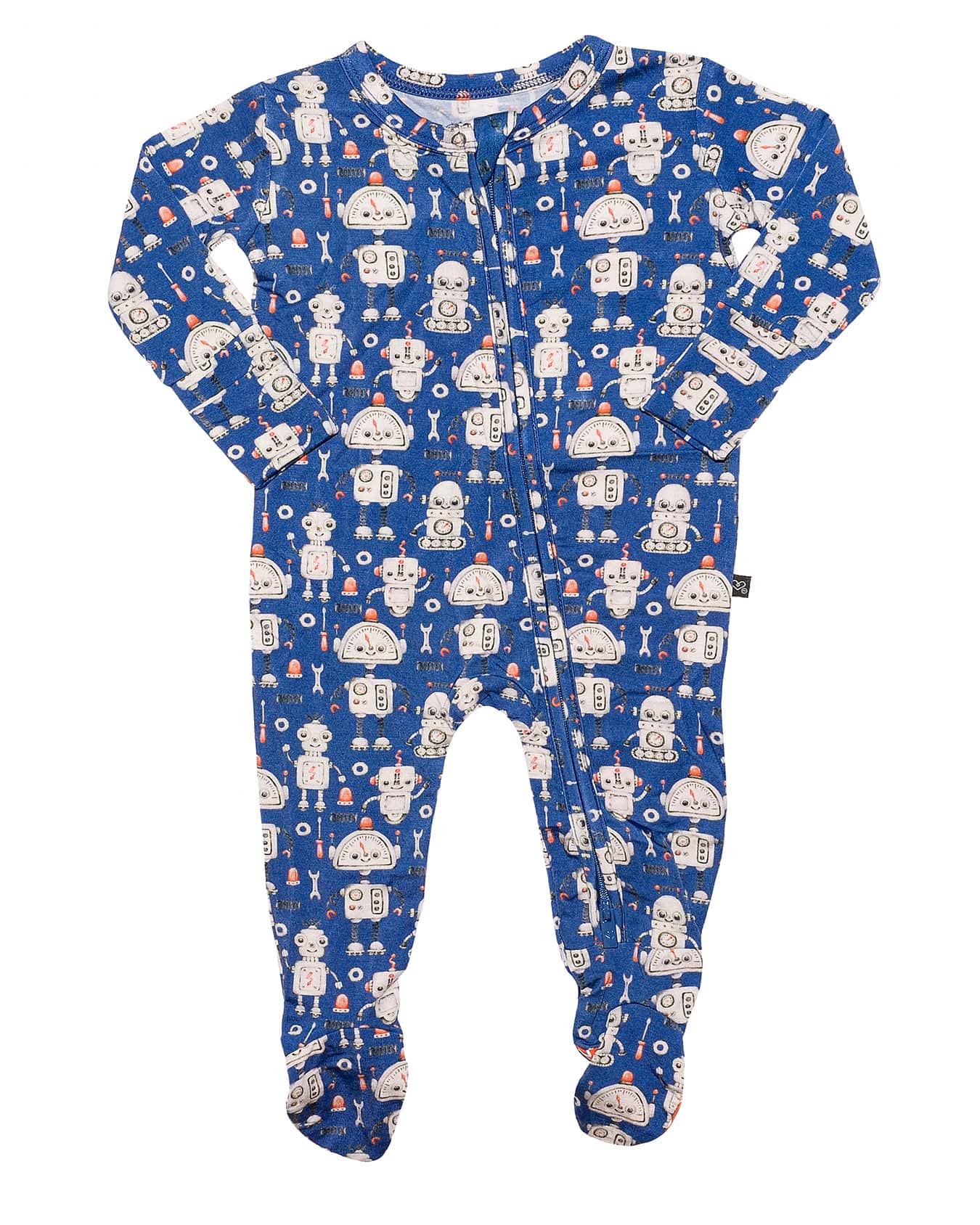Lev Baby Zippered Footie from William Collection