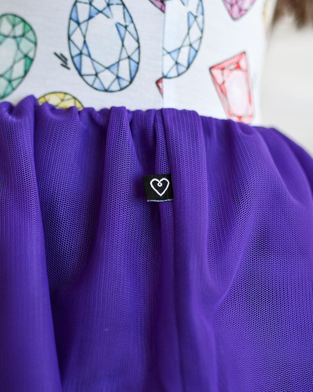 Rainbow Gems Tutu Tulle Dress