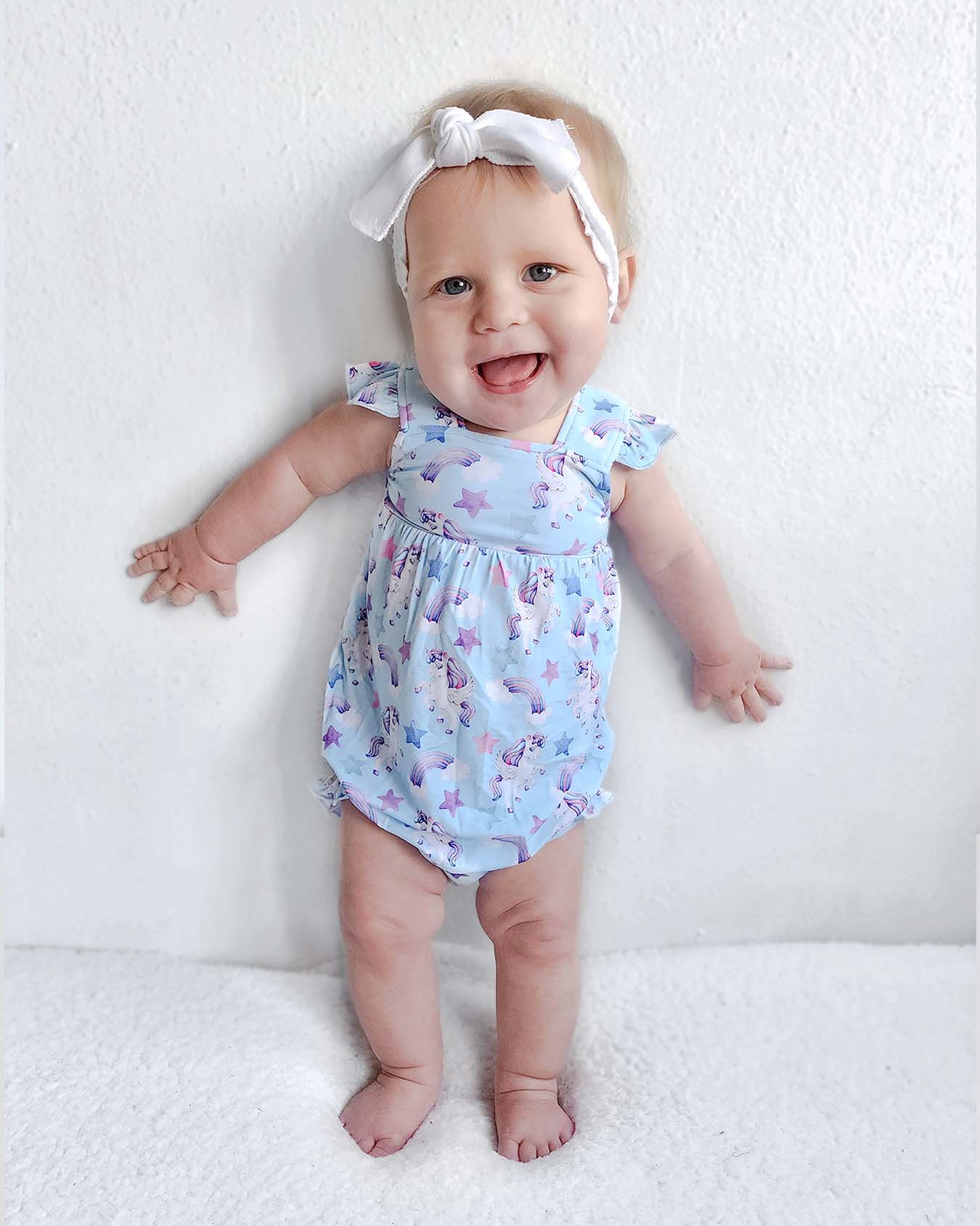 Unicorn Bamboo Bubble Romper