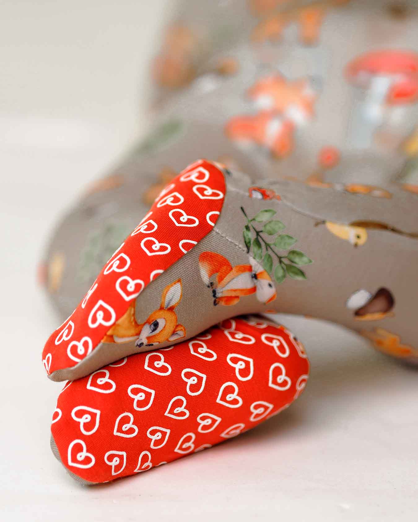 Birch Zippered Footie