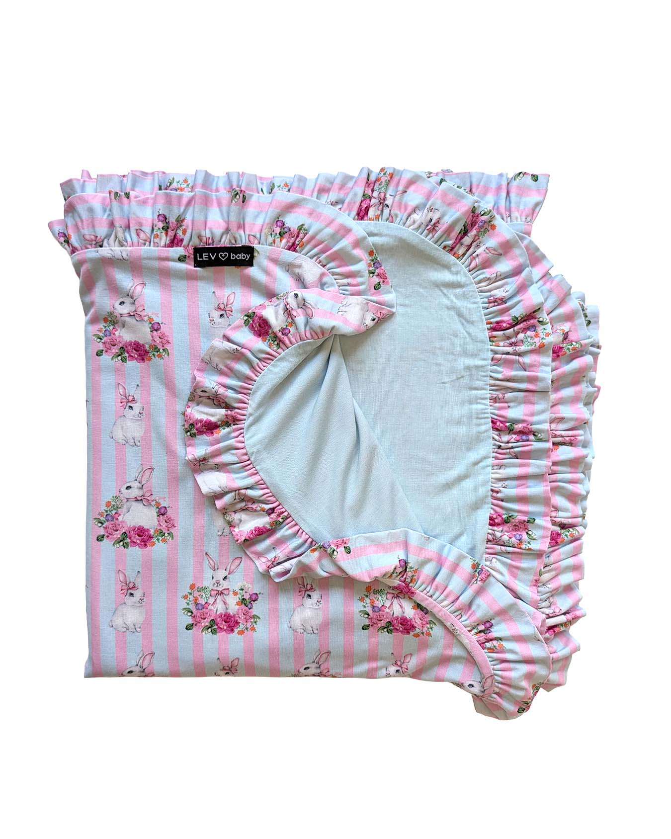 Palmer Bunny Ruffled Blanket
