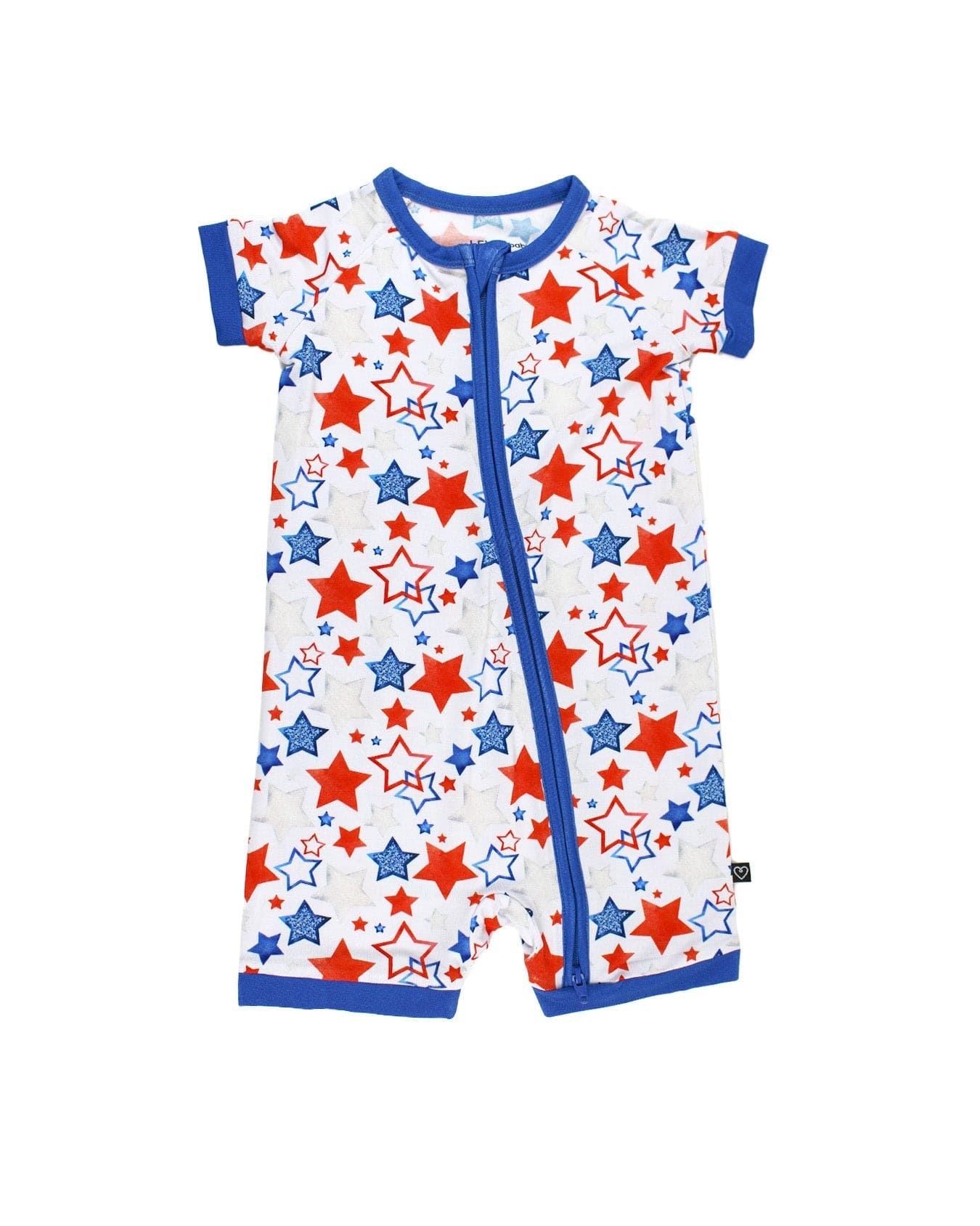 Carter Shorts Zippered Romper