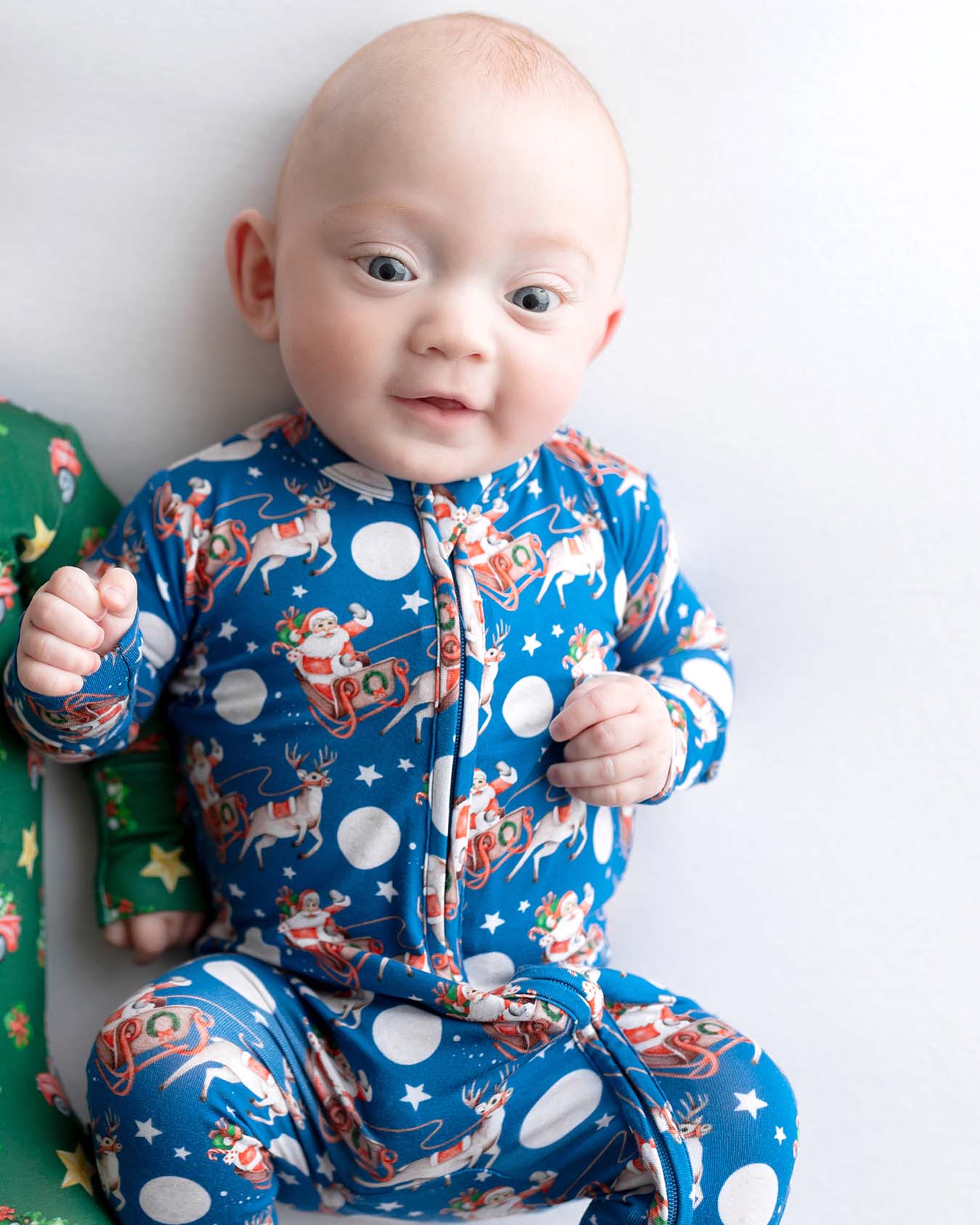 Claus Zippered Footie