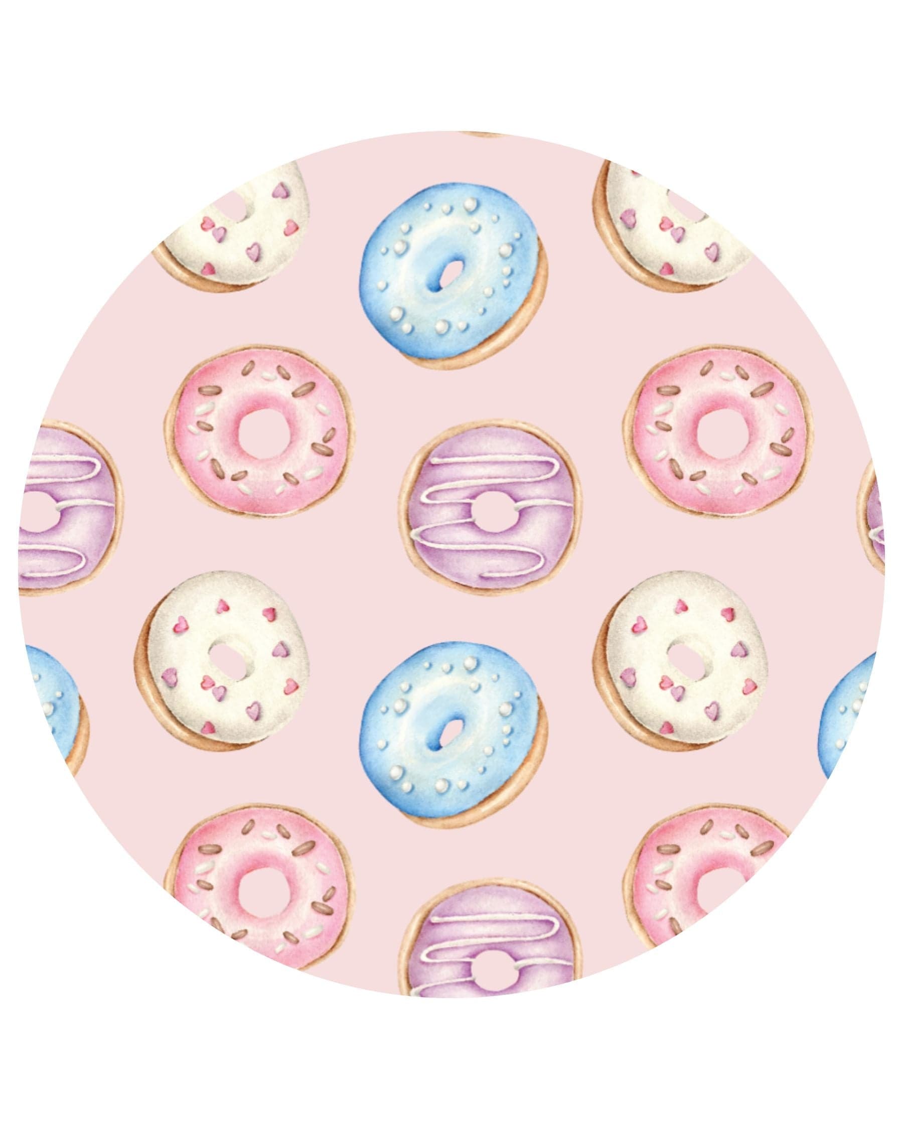 Donuts Ruffled Zippered Footie