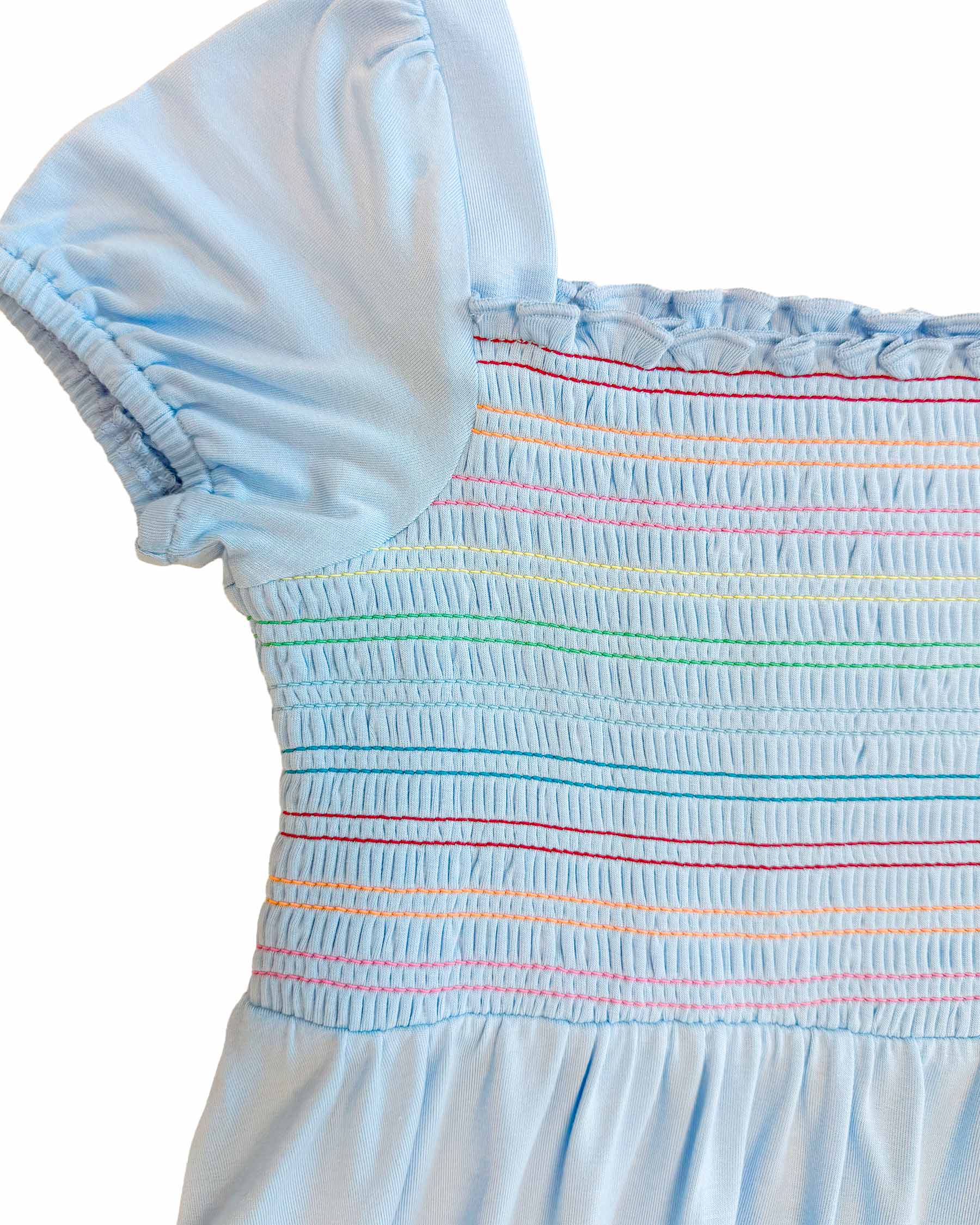 Jenna Smocked Bubble Twirl Dress