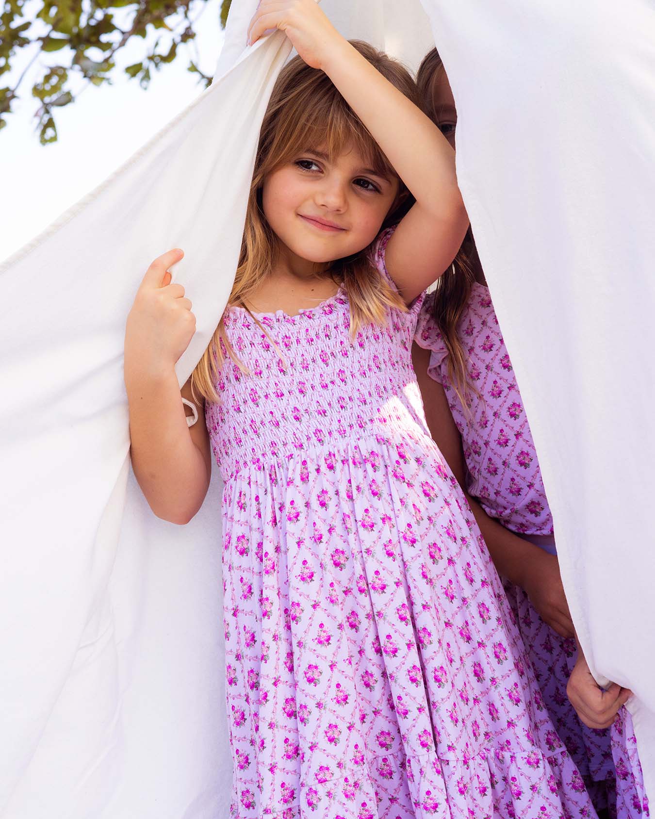 Caroline Smocked Twirl Dress