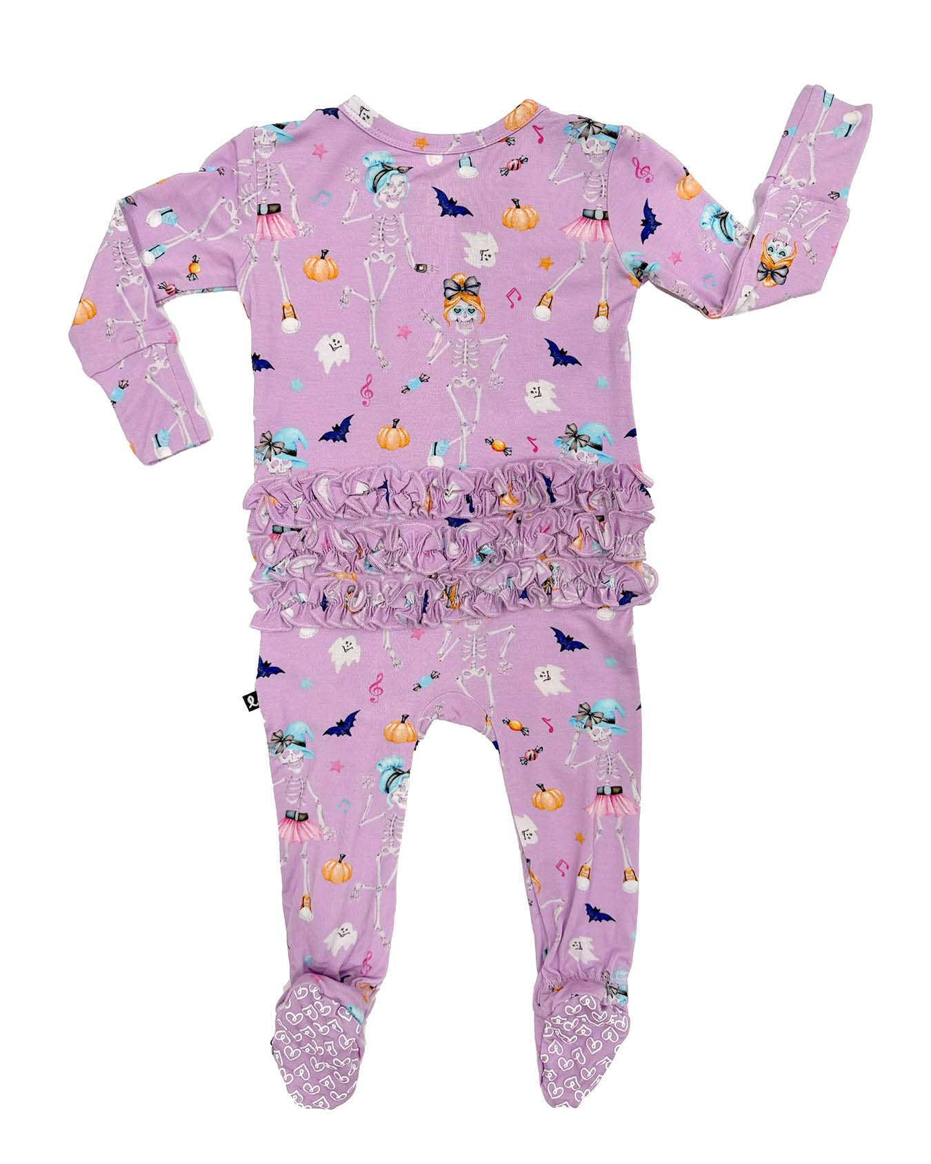 Blair Ruffled Zippered Footie