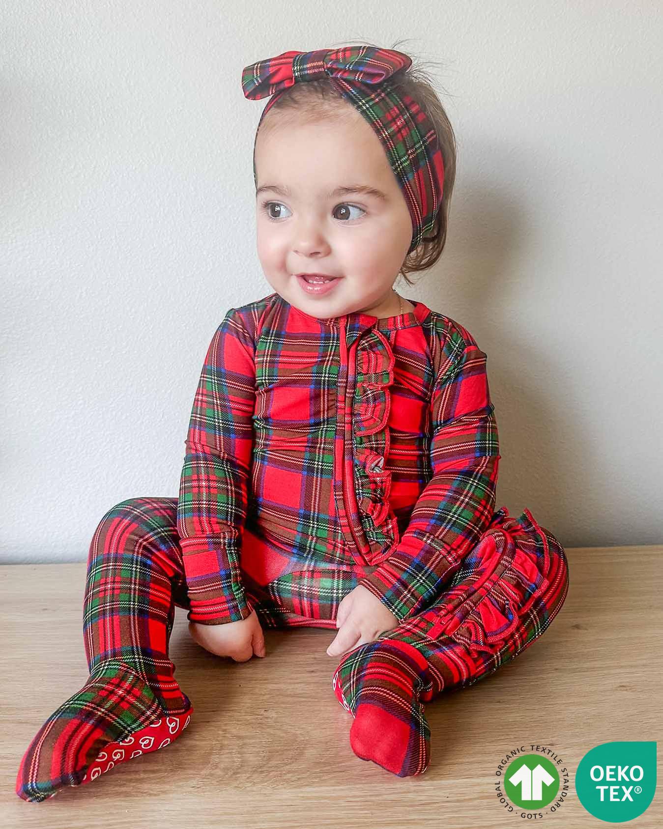 December Ruffled Footie