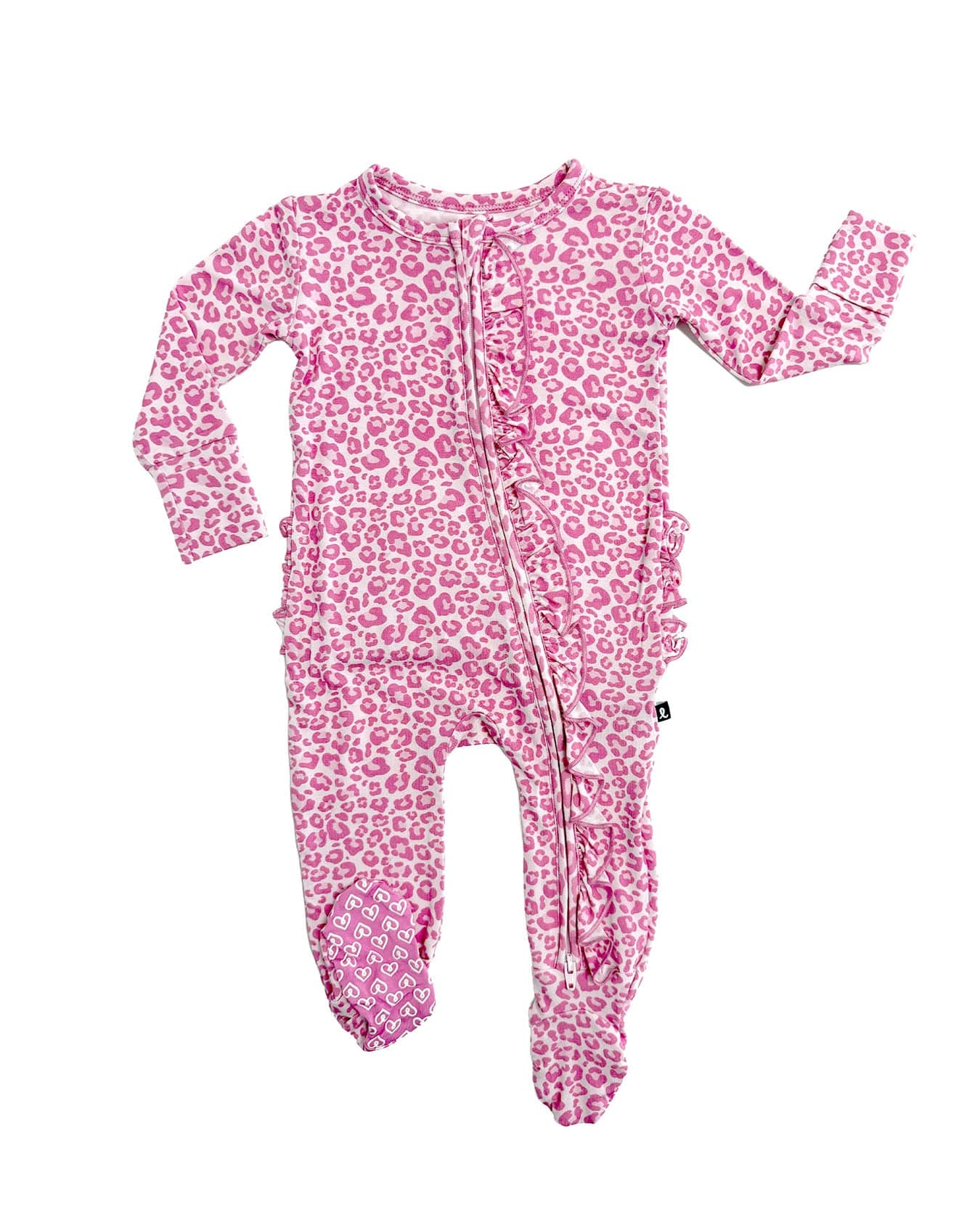 Mia Ruffled Zippered Footie