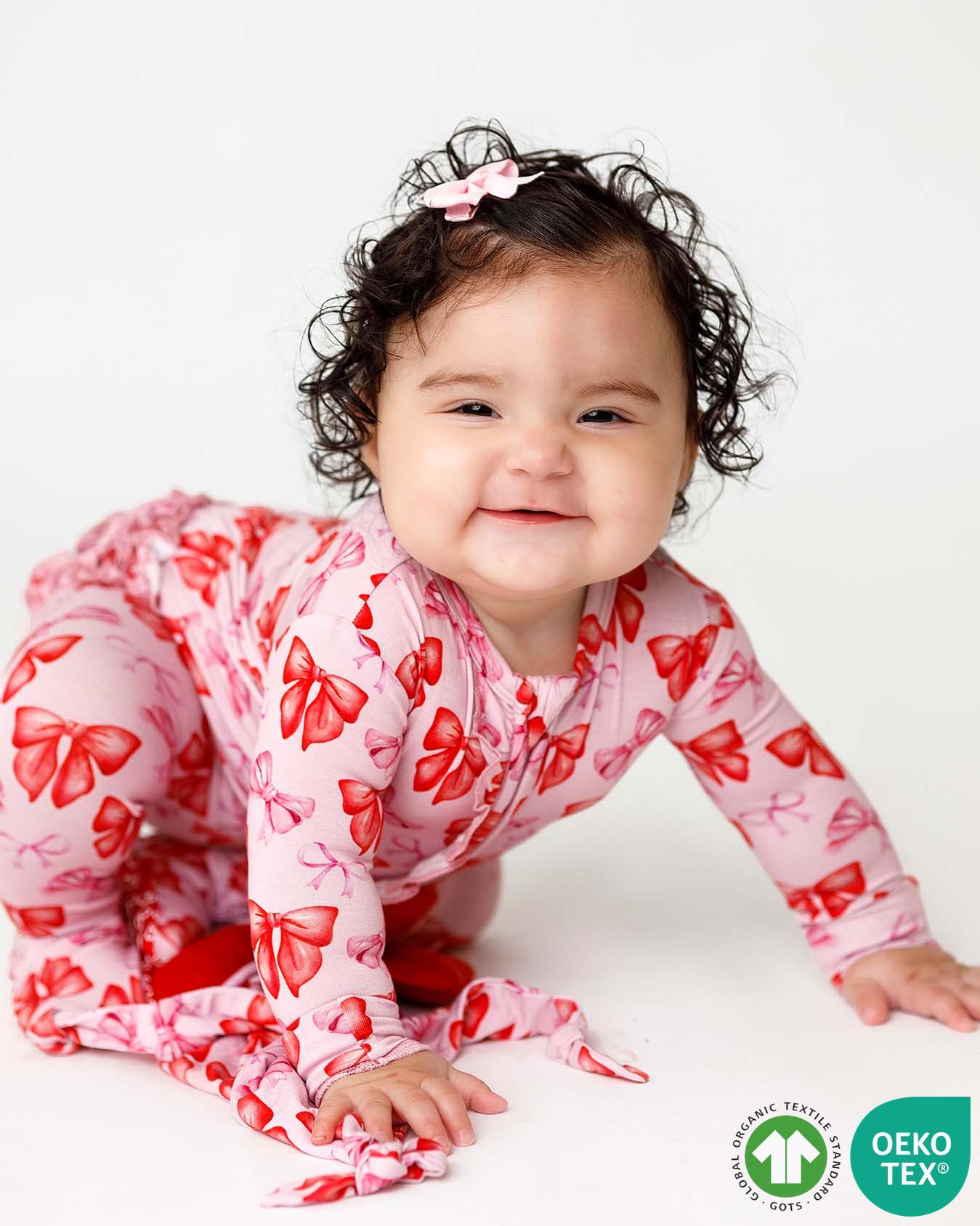 Catalina Ruffled Zippered Footie