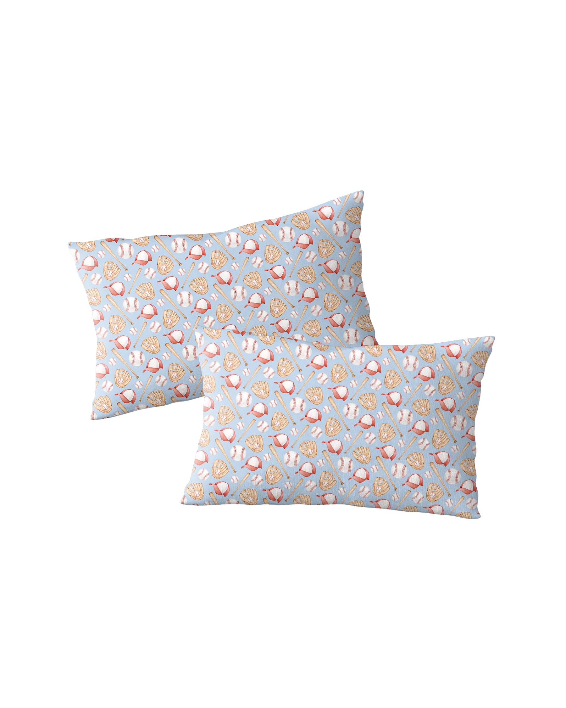 Baseball Bamboo Pillowcases: Set of 2