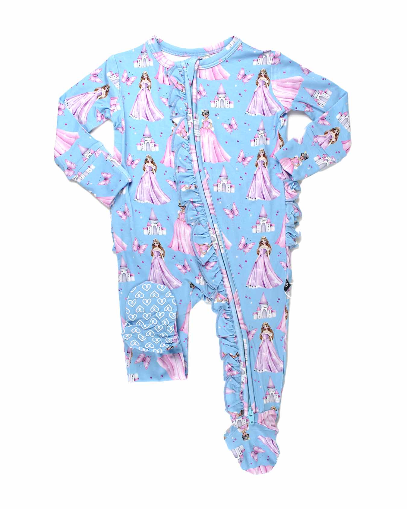 Kinsley Ruffled Zippered Footie