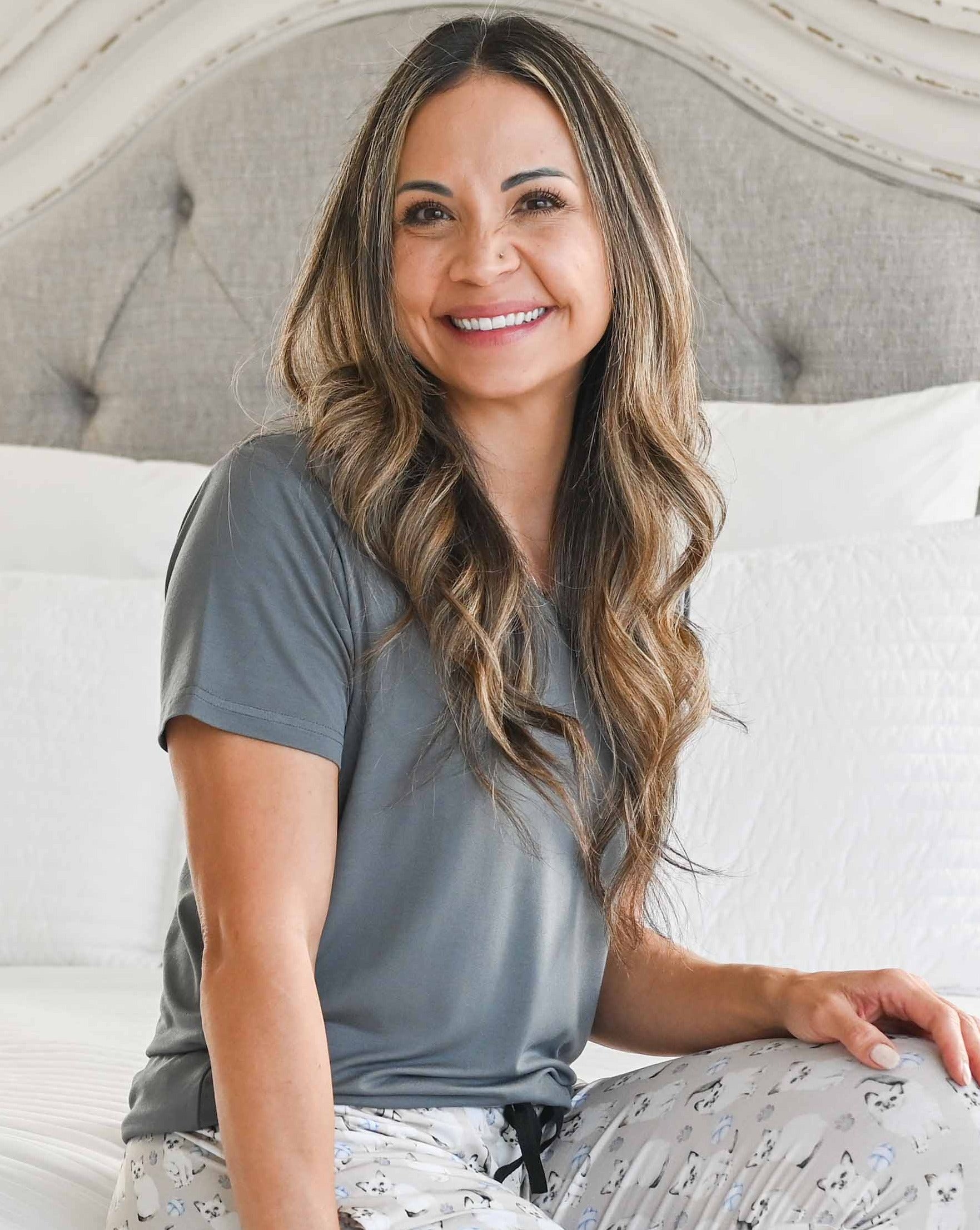 Charcoal Mama Lounge Top