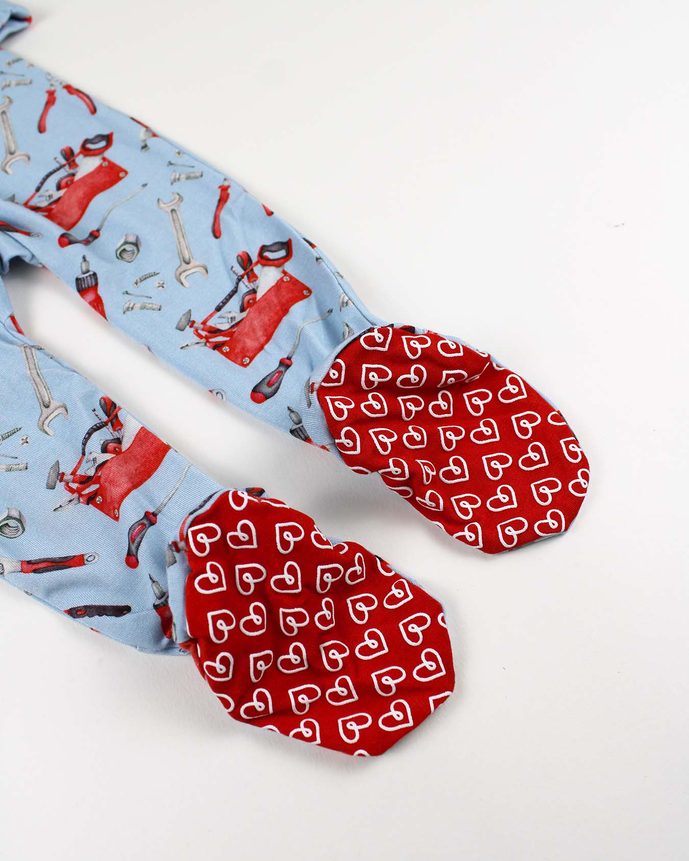 Matt Zippered Footie