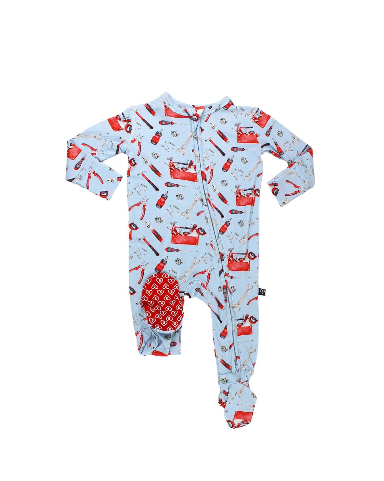 Matt Zippered Footie