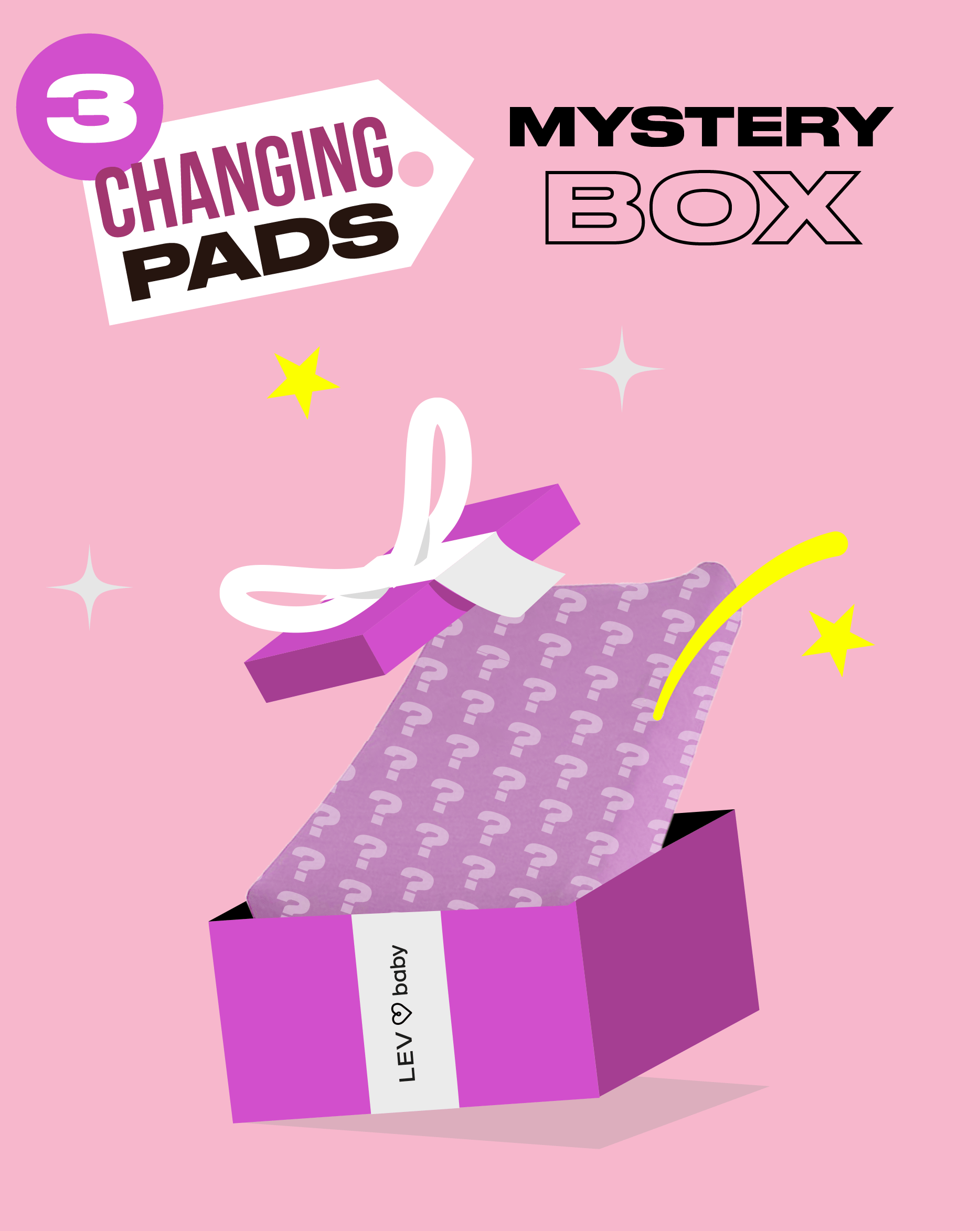 Mystery GIRL Box: 3 Changing Pad Covers