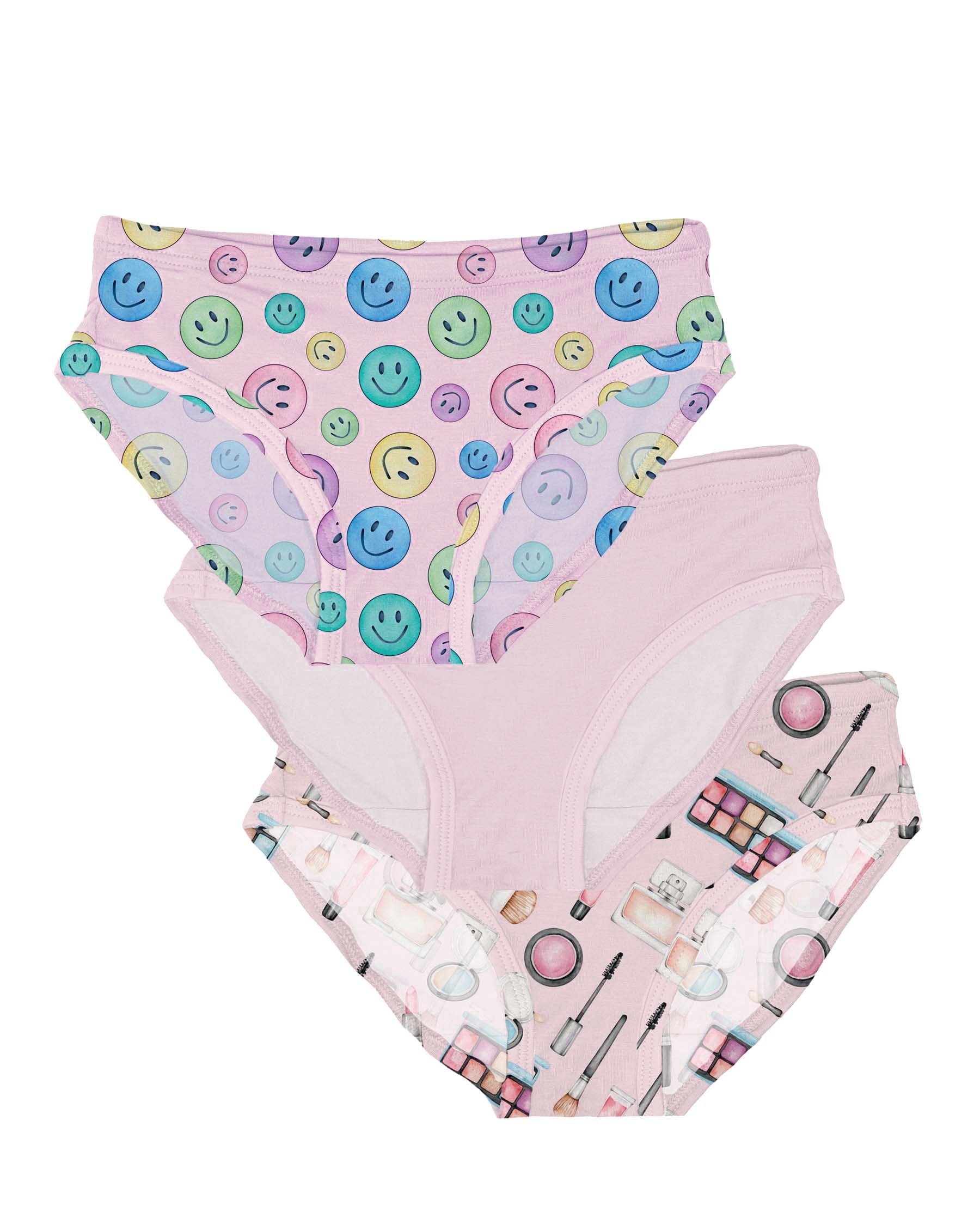 Sustainable Bamboo Smile Panty Pack: Set of 3