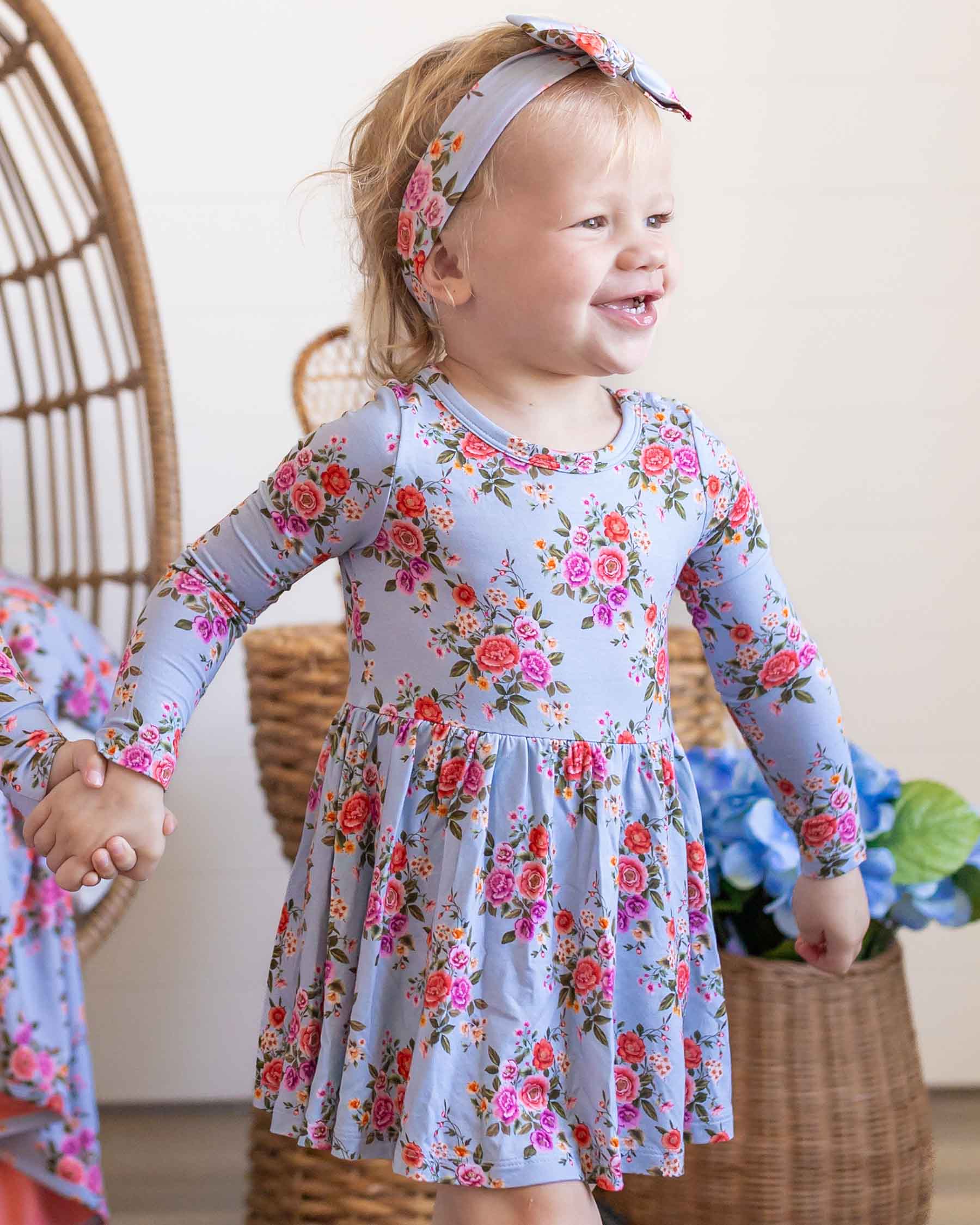Quinn L/S Flutter Skirted Bodysuit