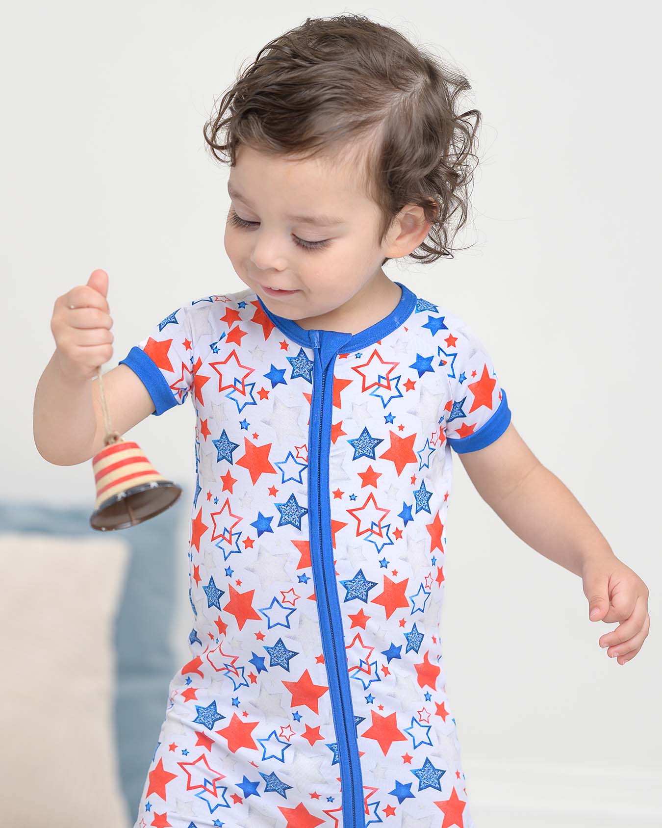 Carter Shorts Zippered Romper