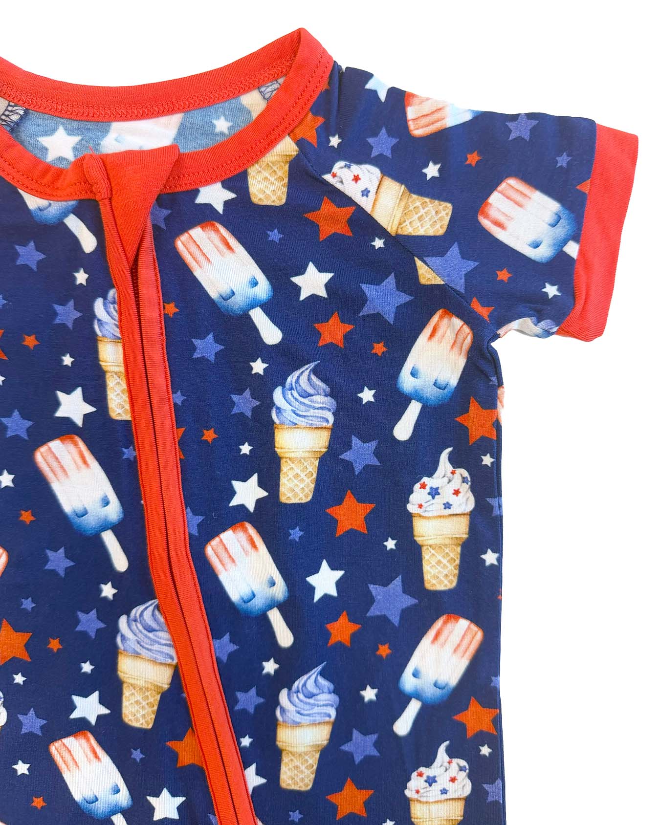 Franklin Shorts Zippered Romper